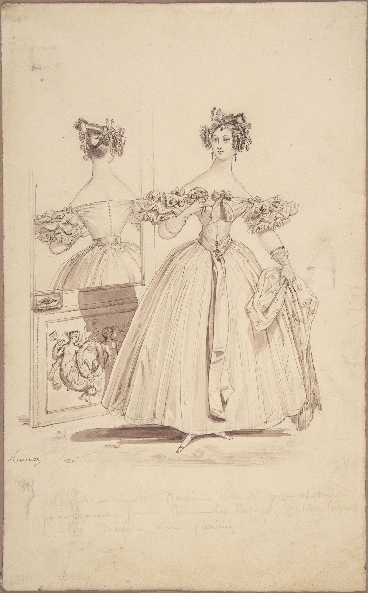 Costume Design by Pierre-Numa Bassaget, called Numa