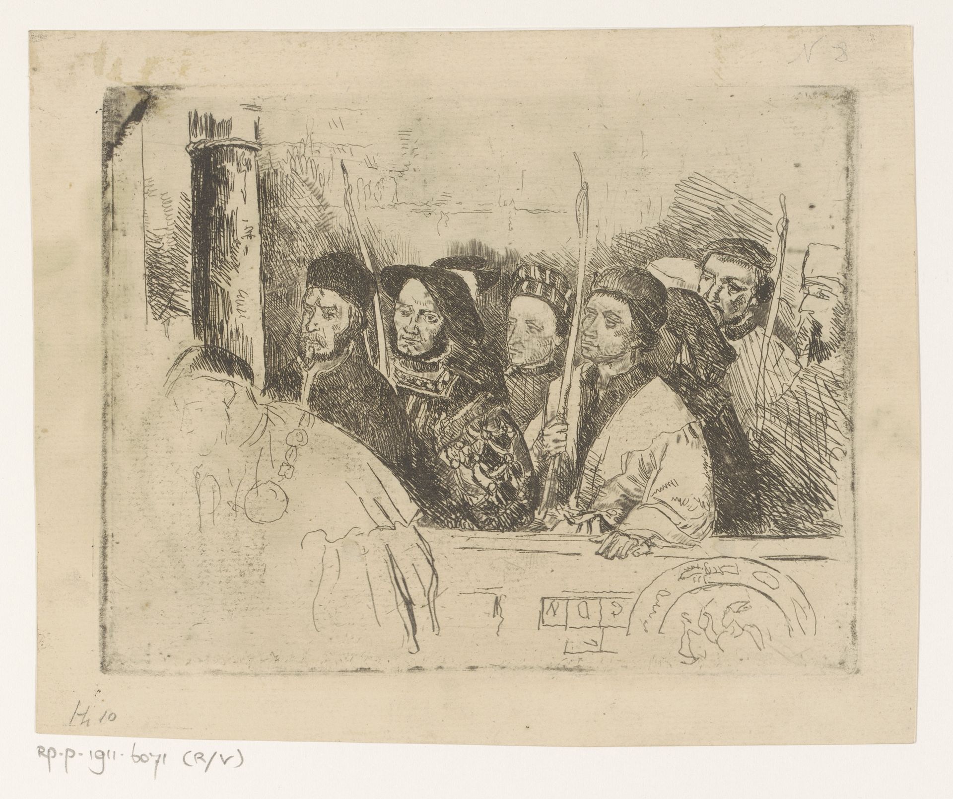 Boogschutters van de Antwerpse schutterij by Henri Leys