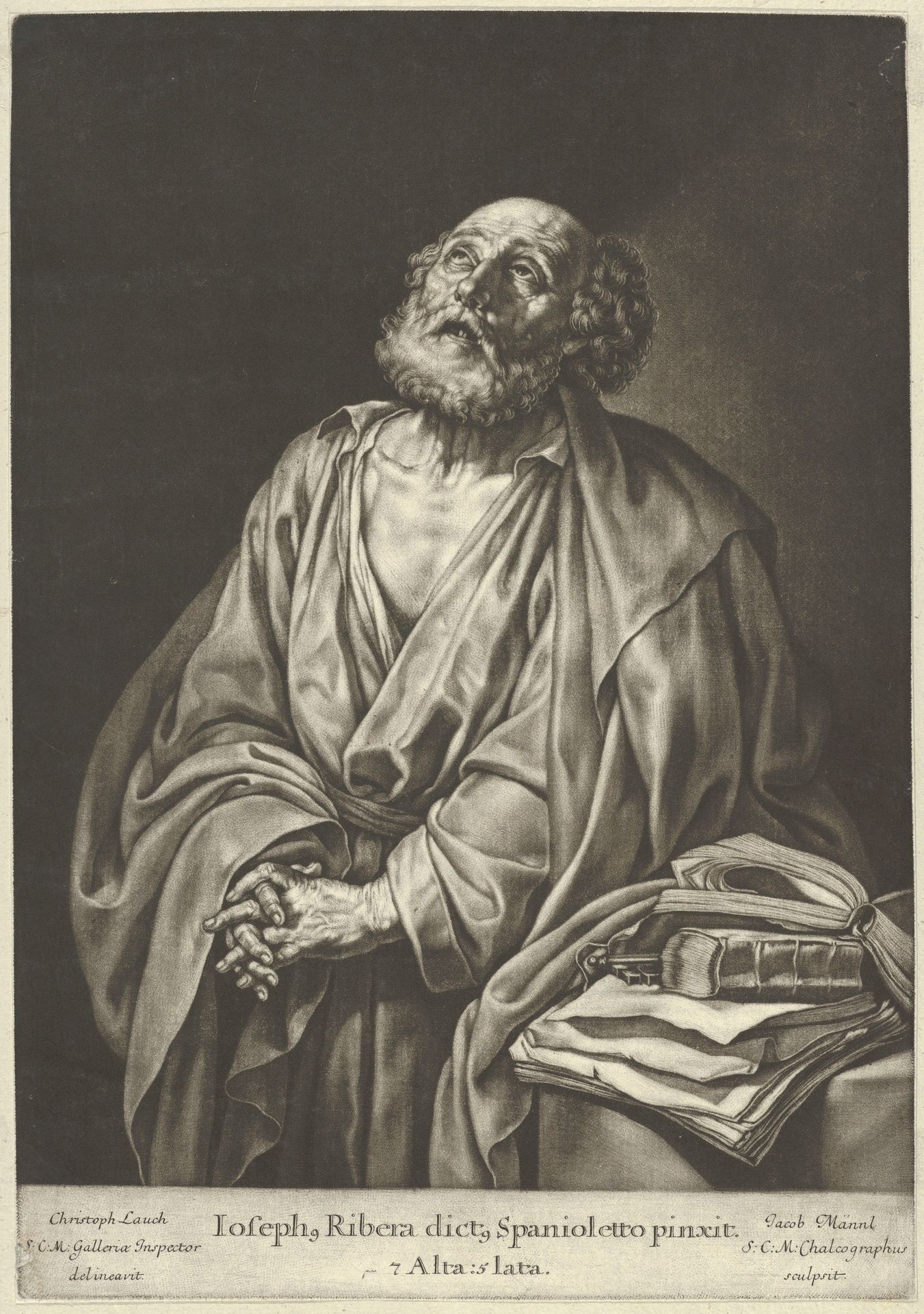 The Penitence of Saint Peter by Jeremias Gottlob Rugendas