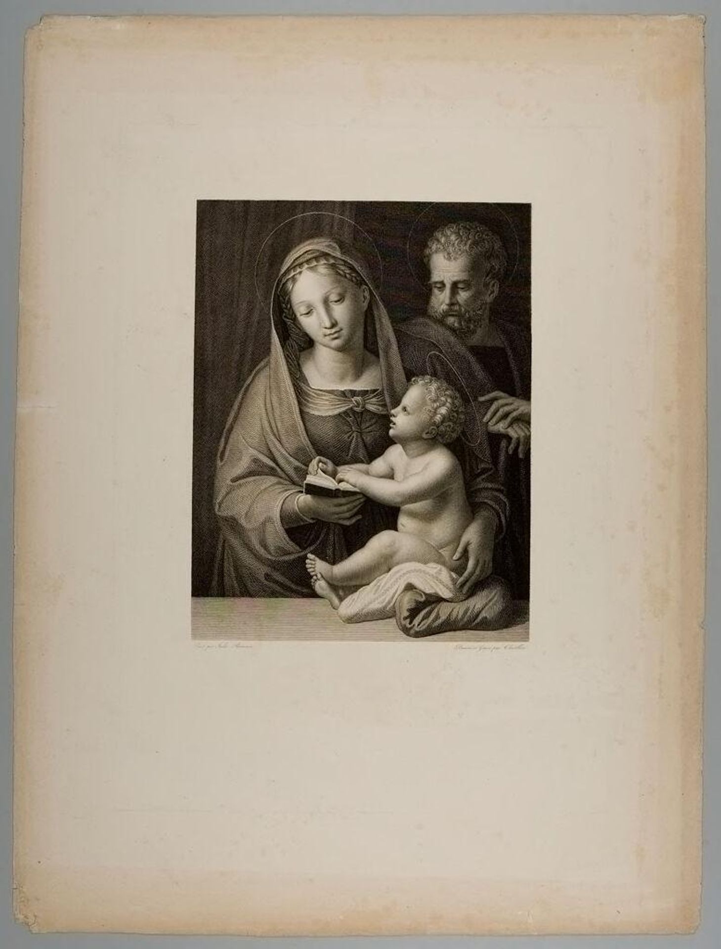 The Holy Family by Henri-Guillaume Chatillon