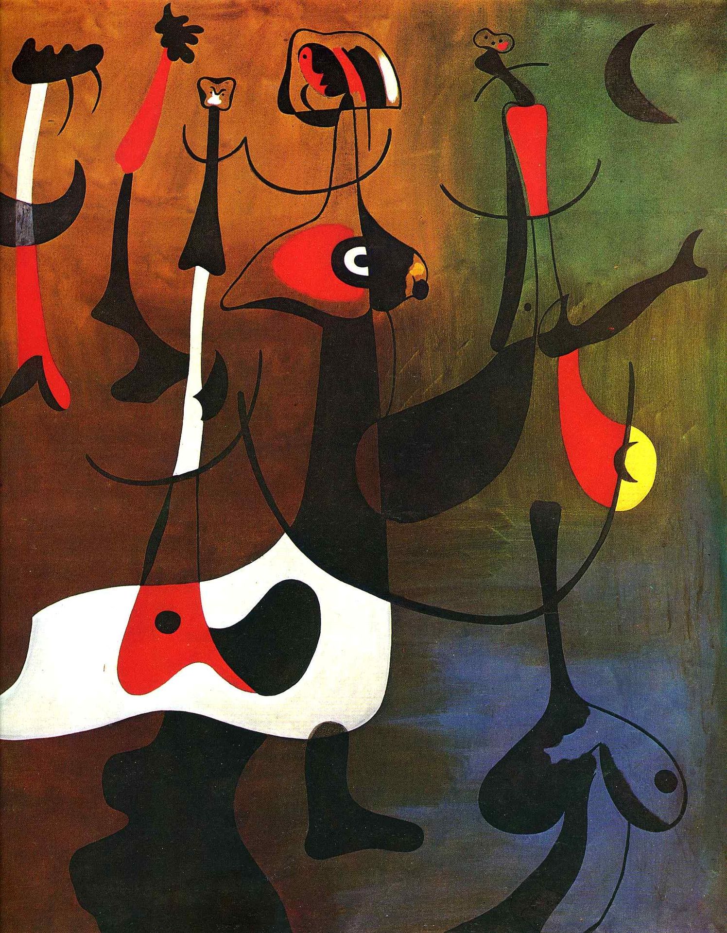 Rhythmic Characters by Joan Miró