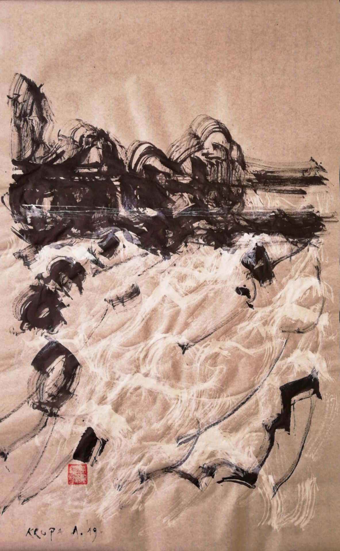 From the last waterfall of the Korana river by Alfred Freddy Krupa