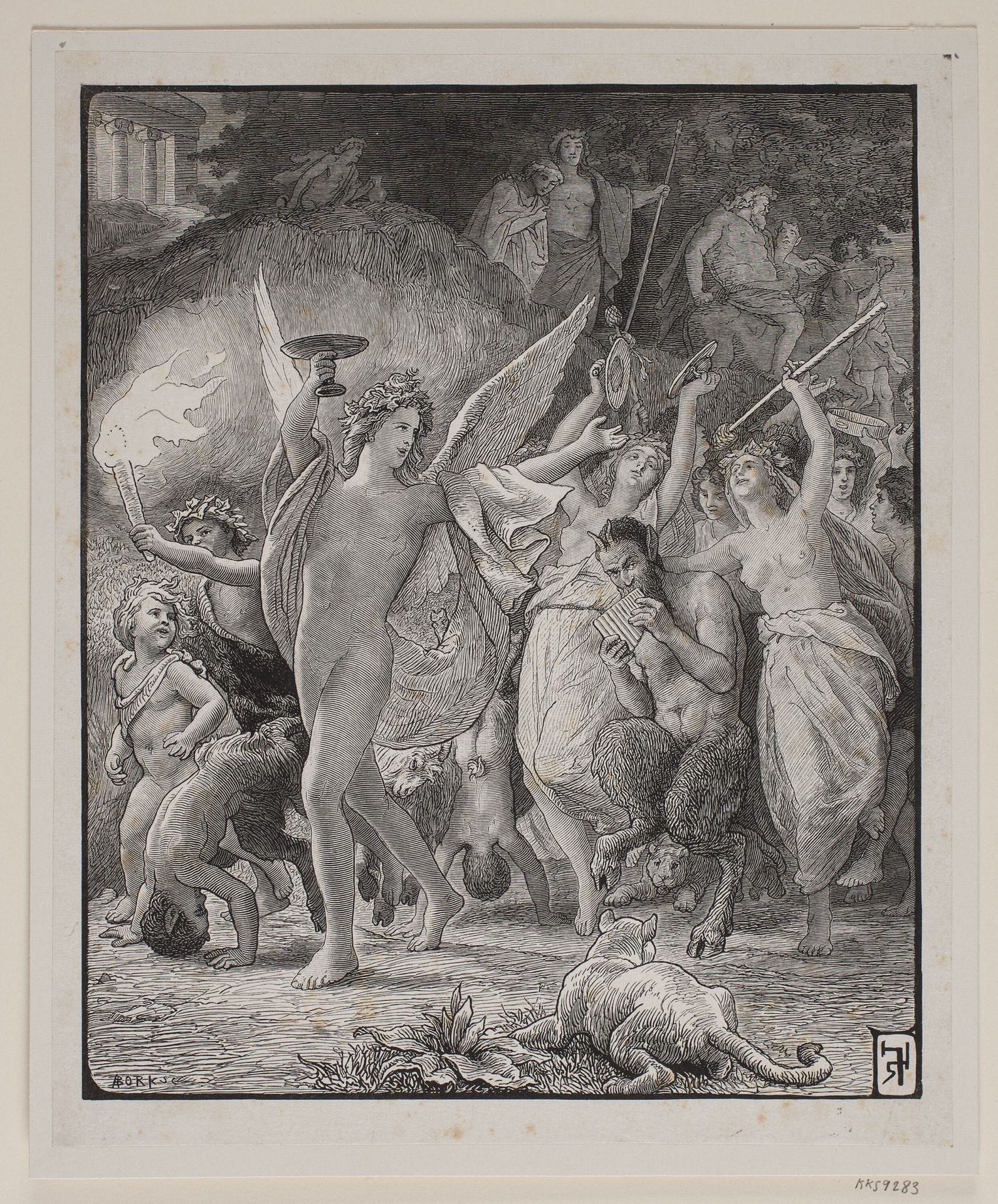 Amor hos Bacchus by André Bork