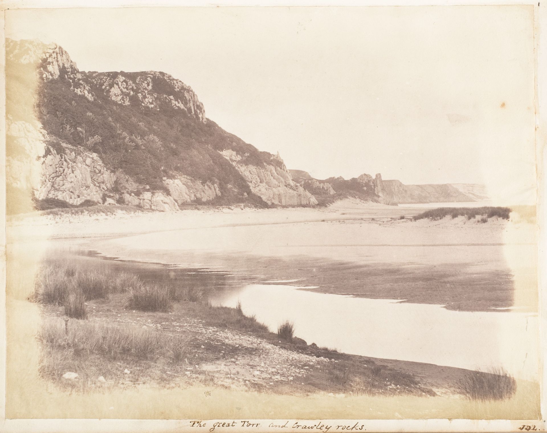 The Great Torr and Crawley Rocks by John Dillwyn Llewelyn