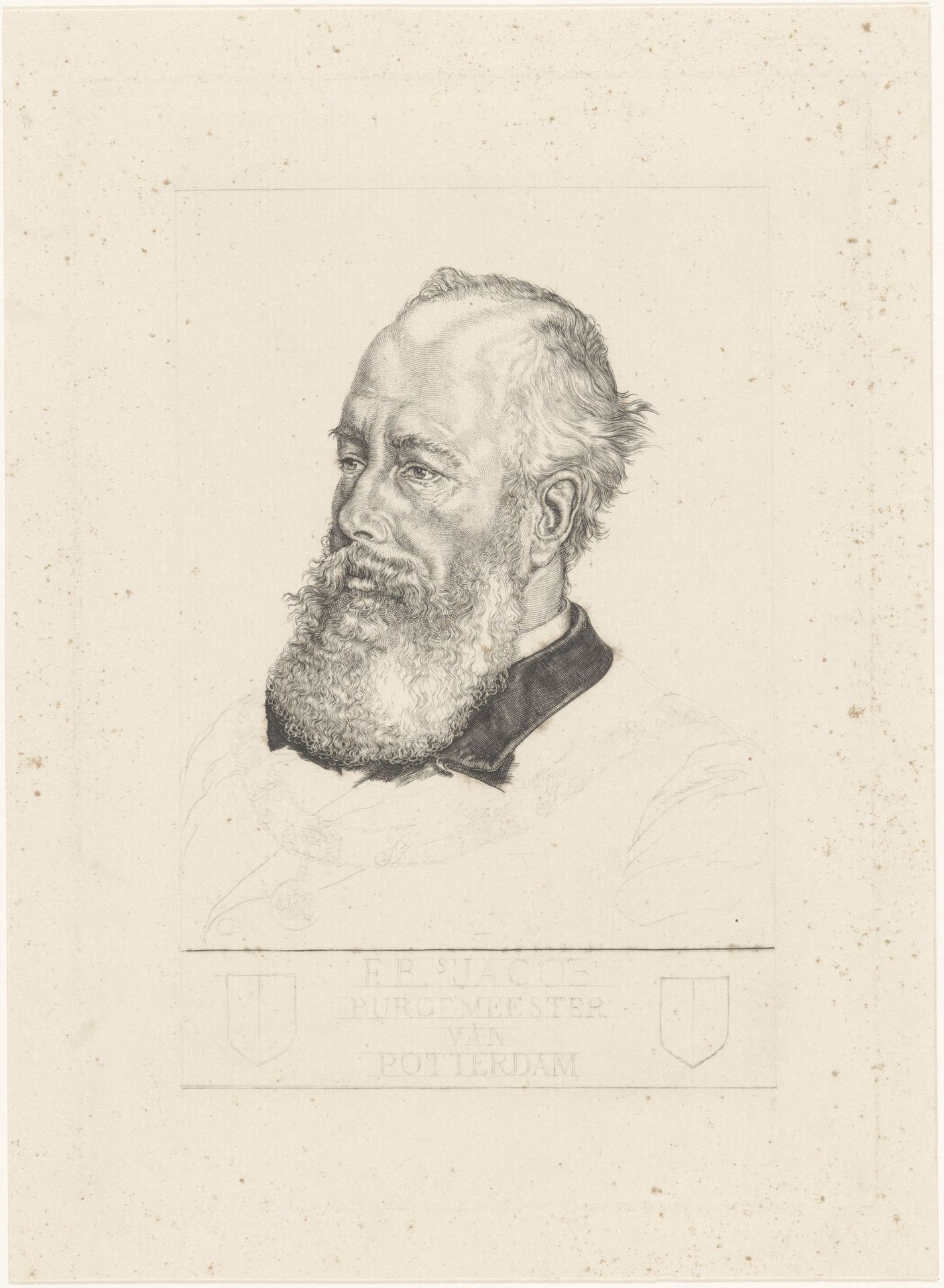 Portret van Frederik Bernard s'Jacob by Pieter Dupont