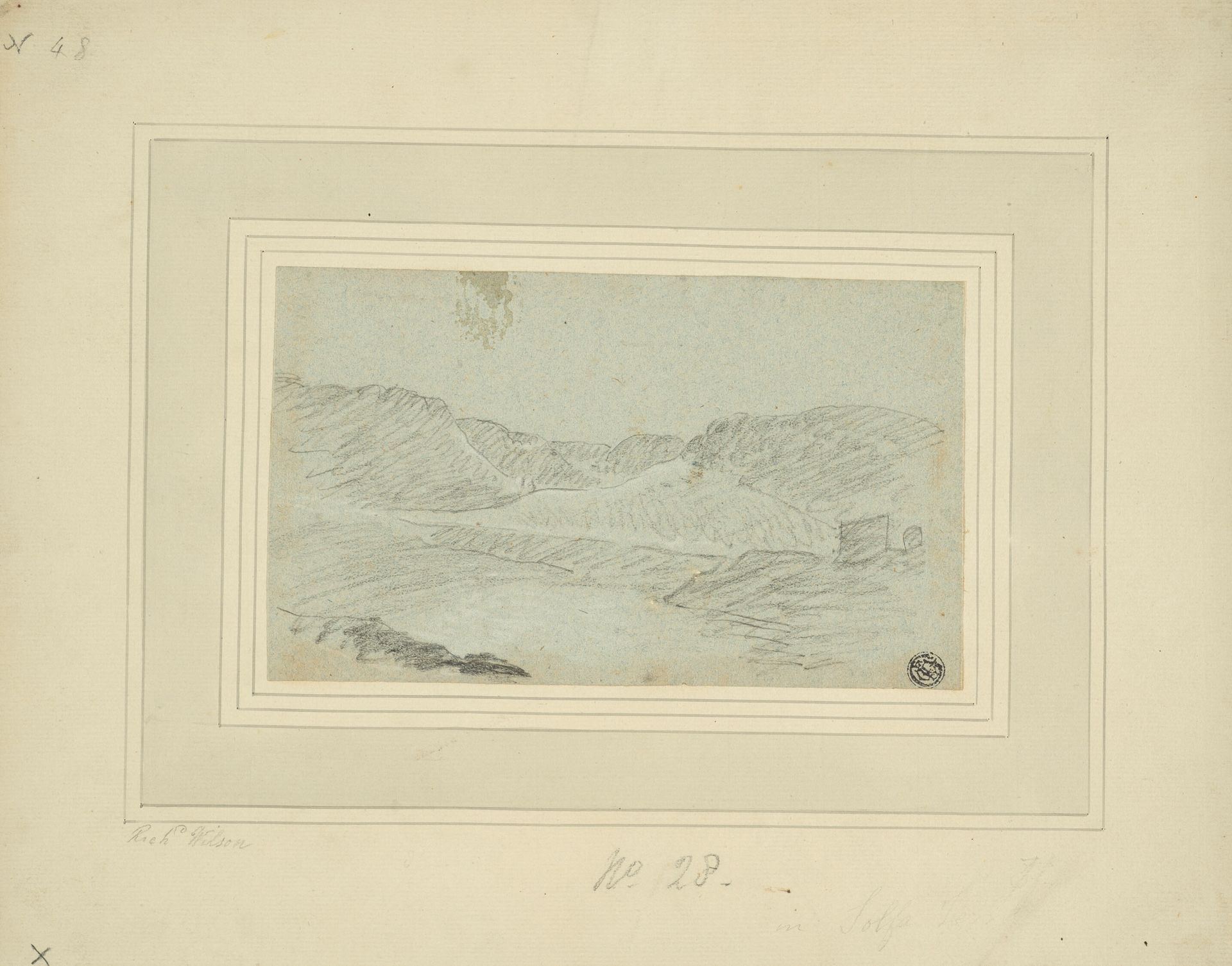 Hilly Landscape by Richard Wilson