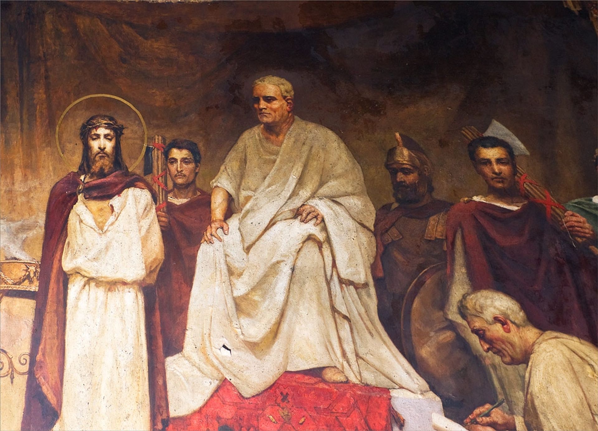 Pilate's court by Wilhelm Kotarbinski
