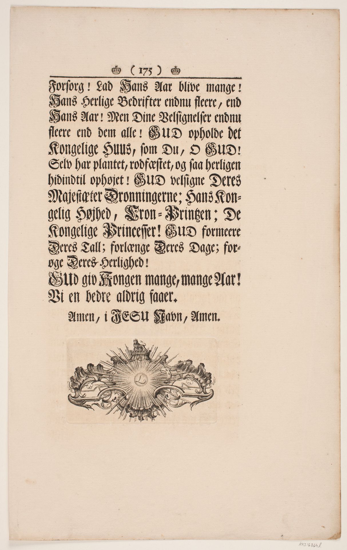 Vignet til Frederik IV's Salvingsakt by Odvardt Helmoldt de Lode