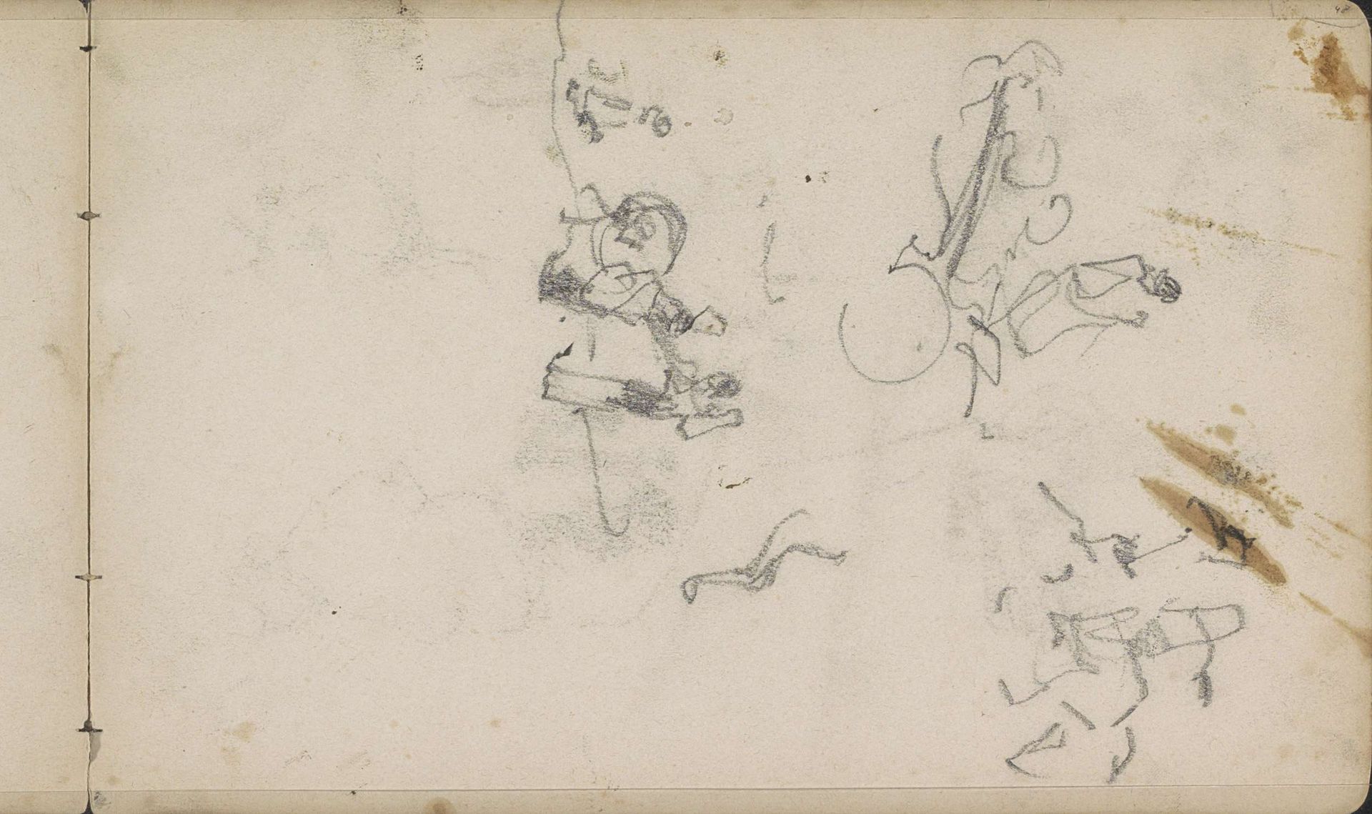 Figuurstudies by George Hendrik Breitner