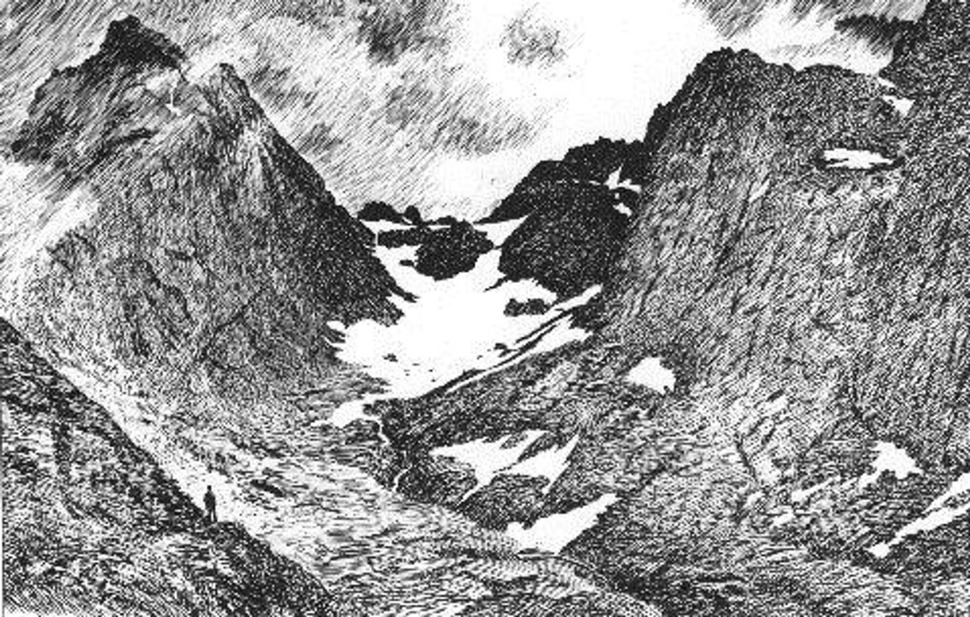 In the Raftsund mountains by Theodor Severin Kittelsen