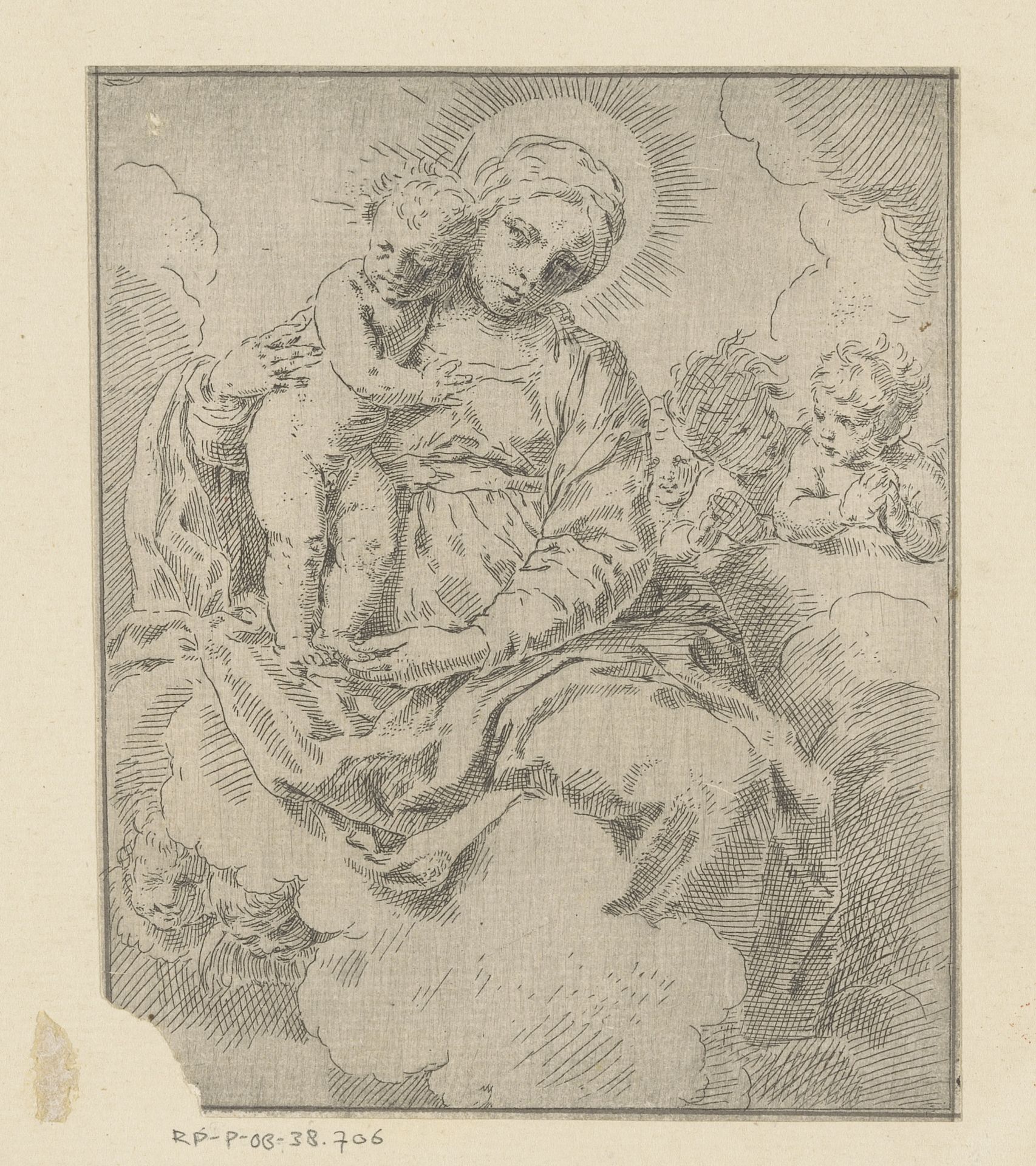 Maria met Kind by Anonymous