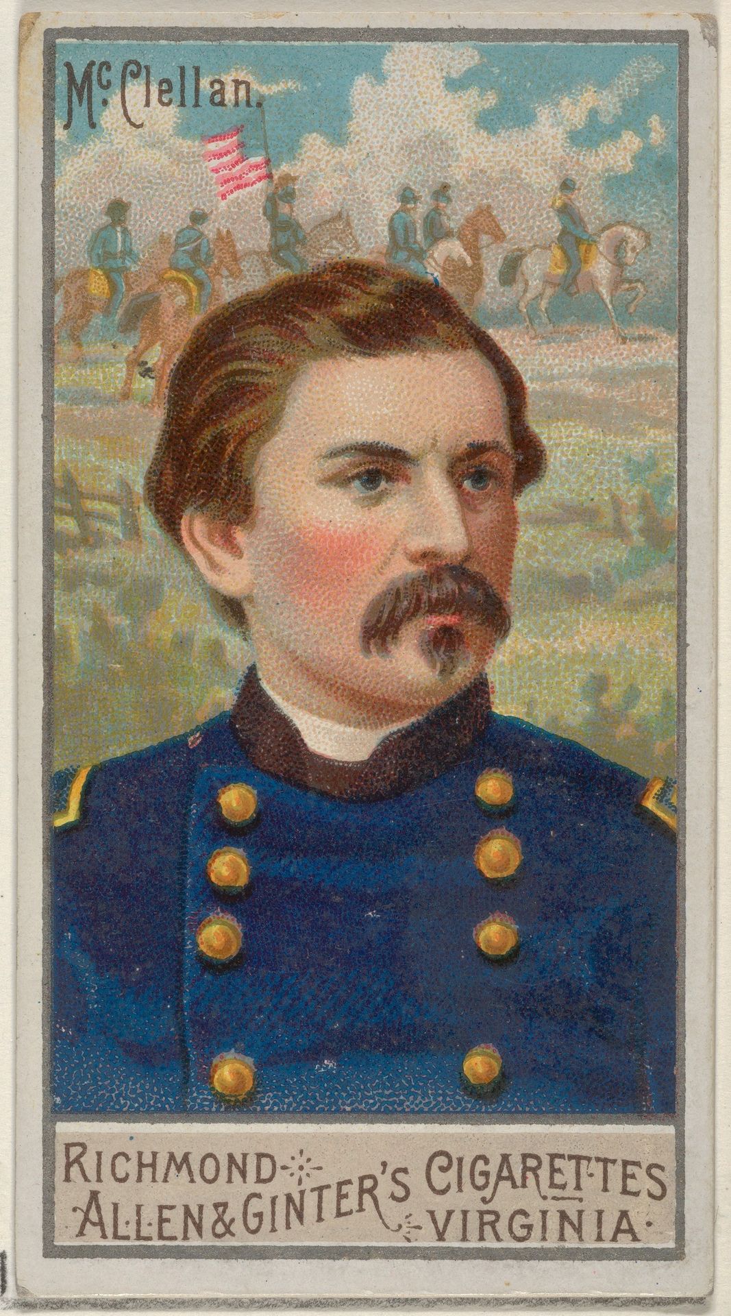 George Brinton McClellan, from the Great Generals series (N15) for Allen & Ginter Cigarettes Brands by Allen & Ginter