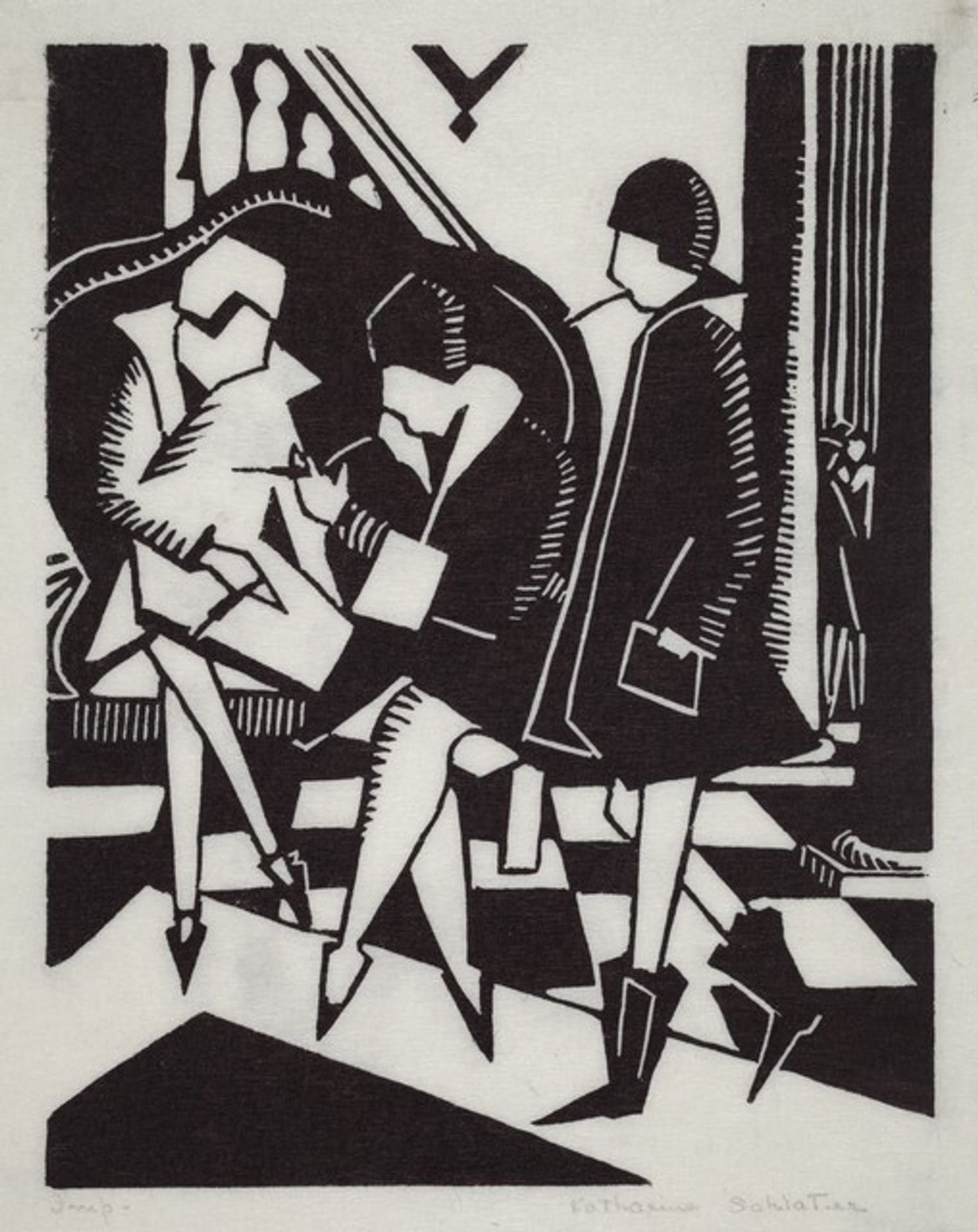In the Lobby by Katharine Schlater