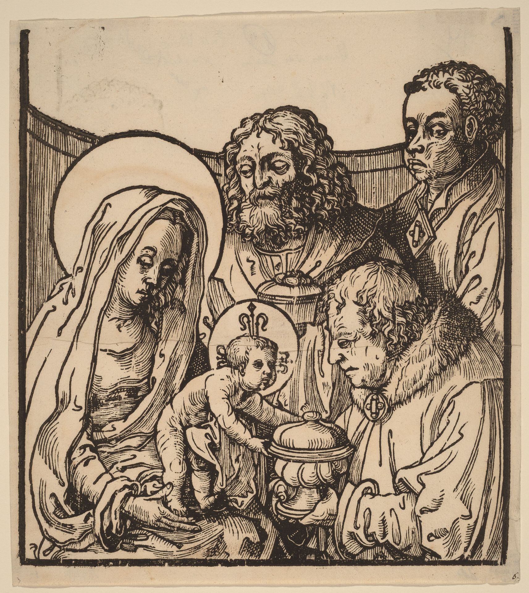 The Adoration of the Magi by Lucas van Leyden