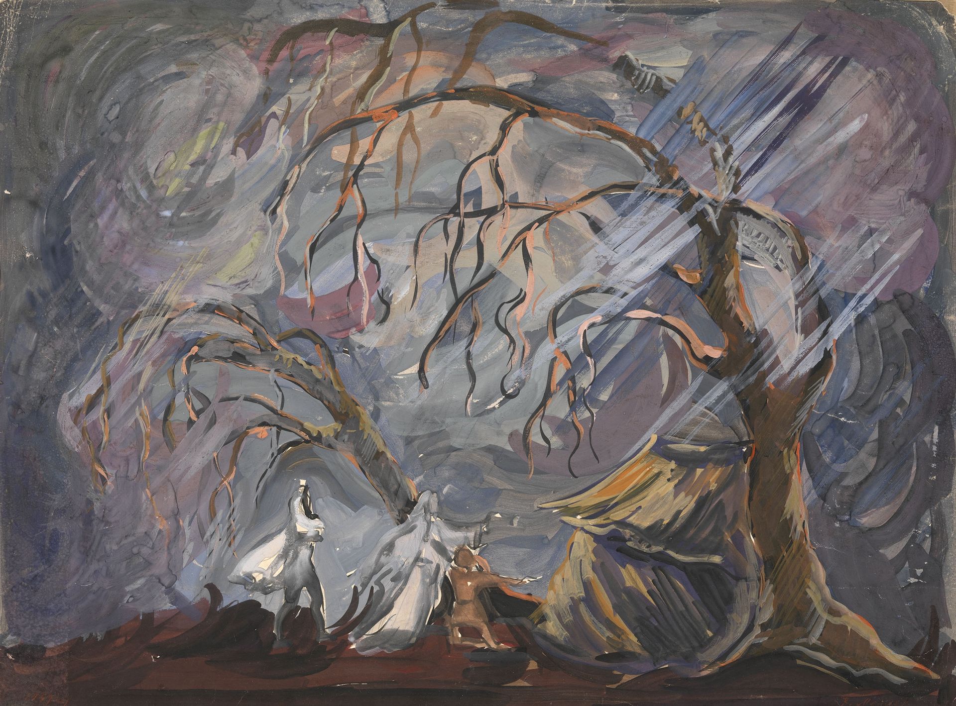 Set Design for 'King Lear' by Vadym Meller