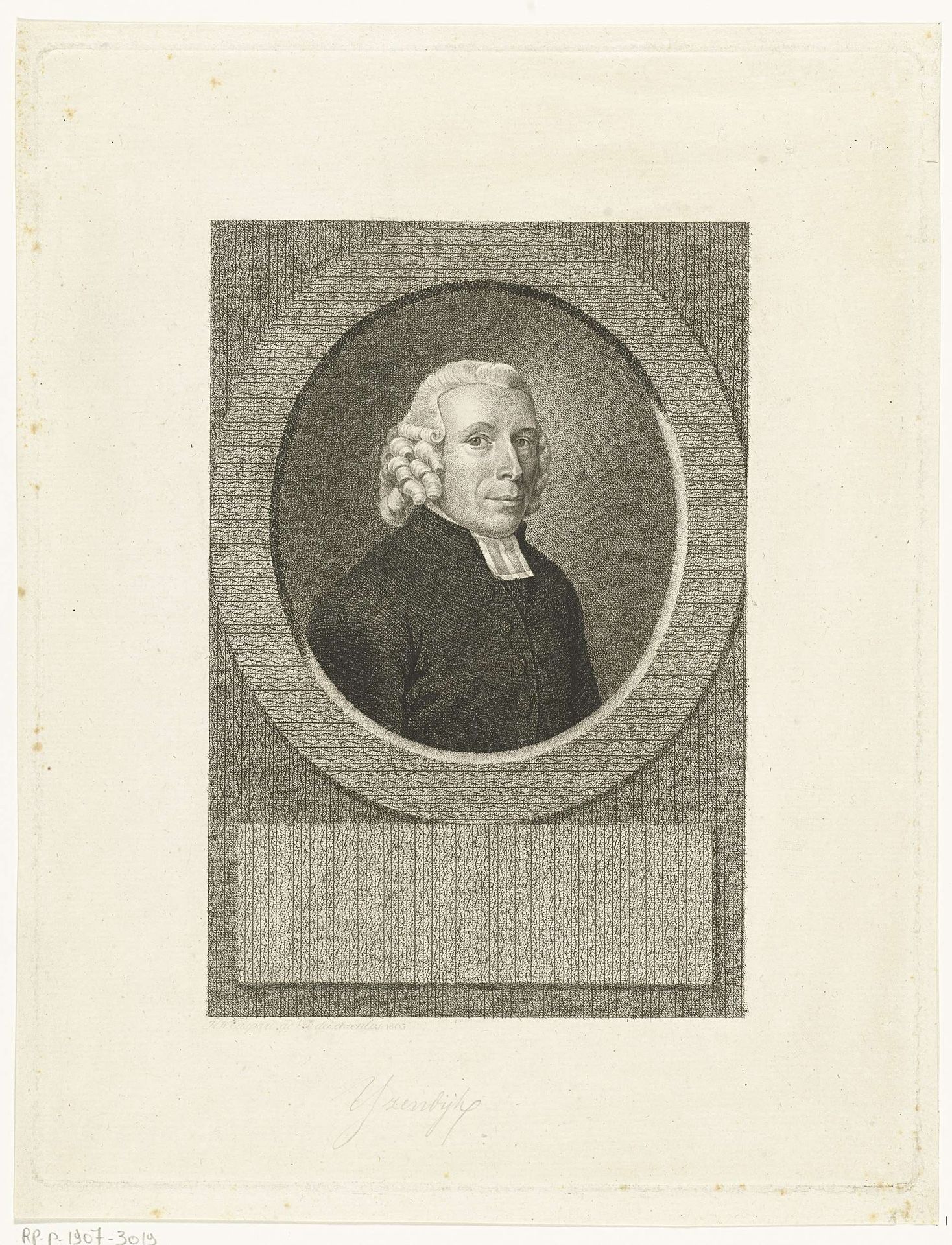 Portret van Arent van Ysendyck by Hendrik Willem Caspari