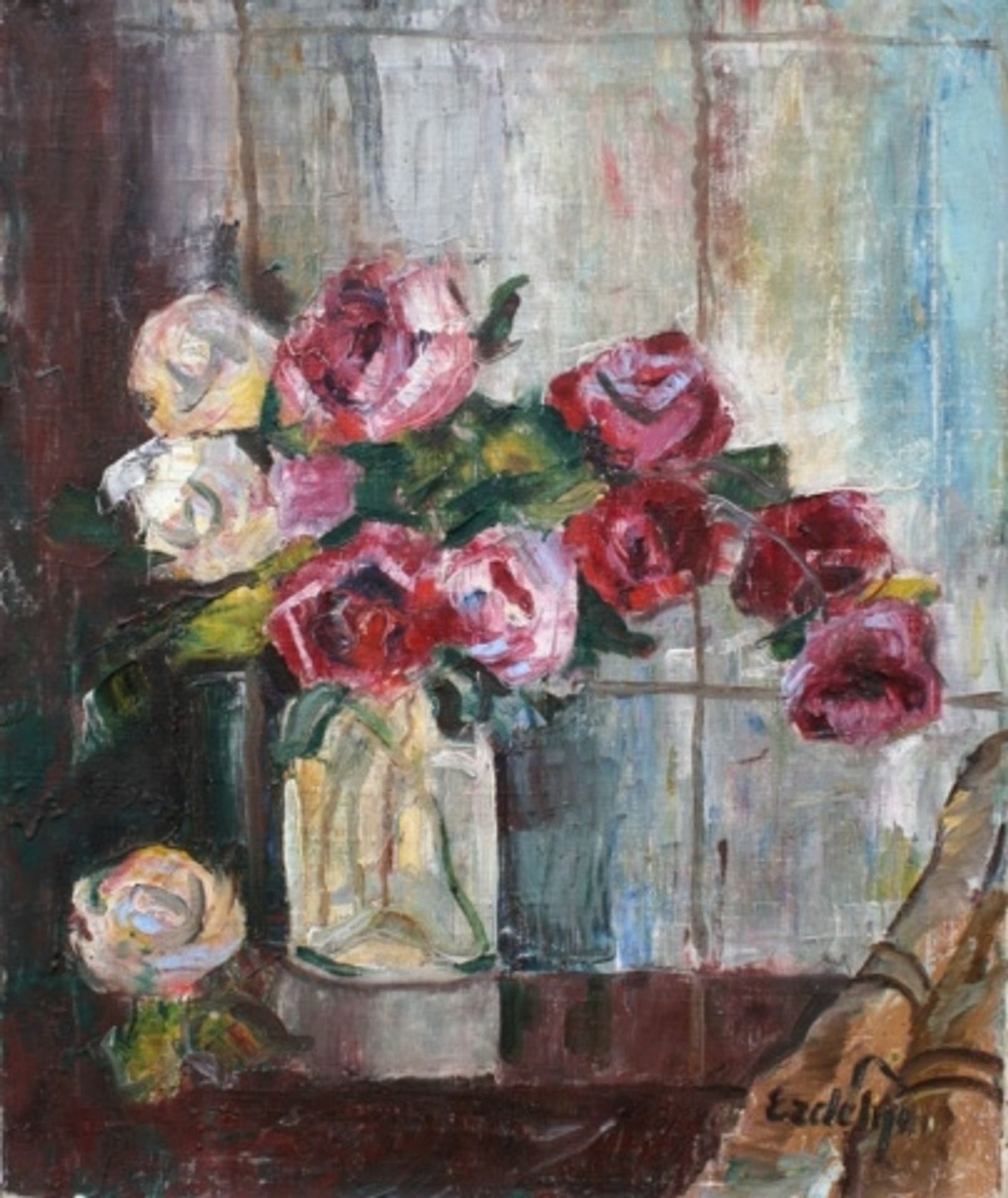 Roses by Adalbert Erdeli
