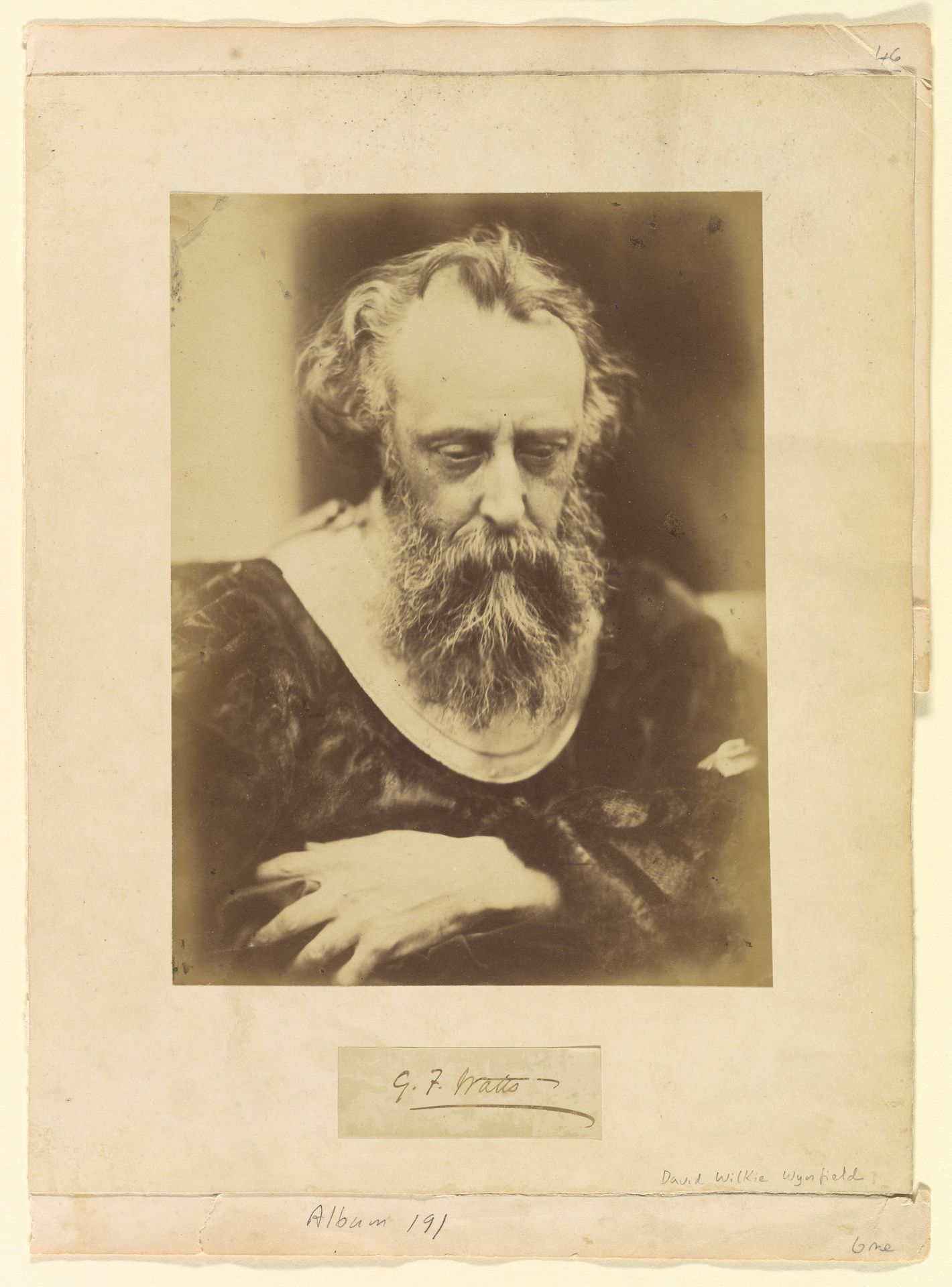 George Frederick Watts by David Wilkie Wynfield