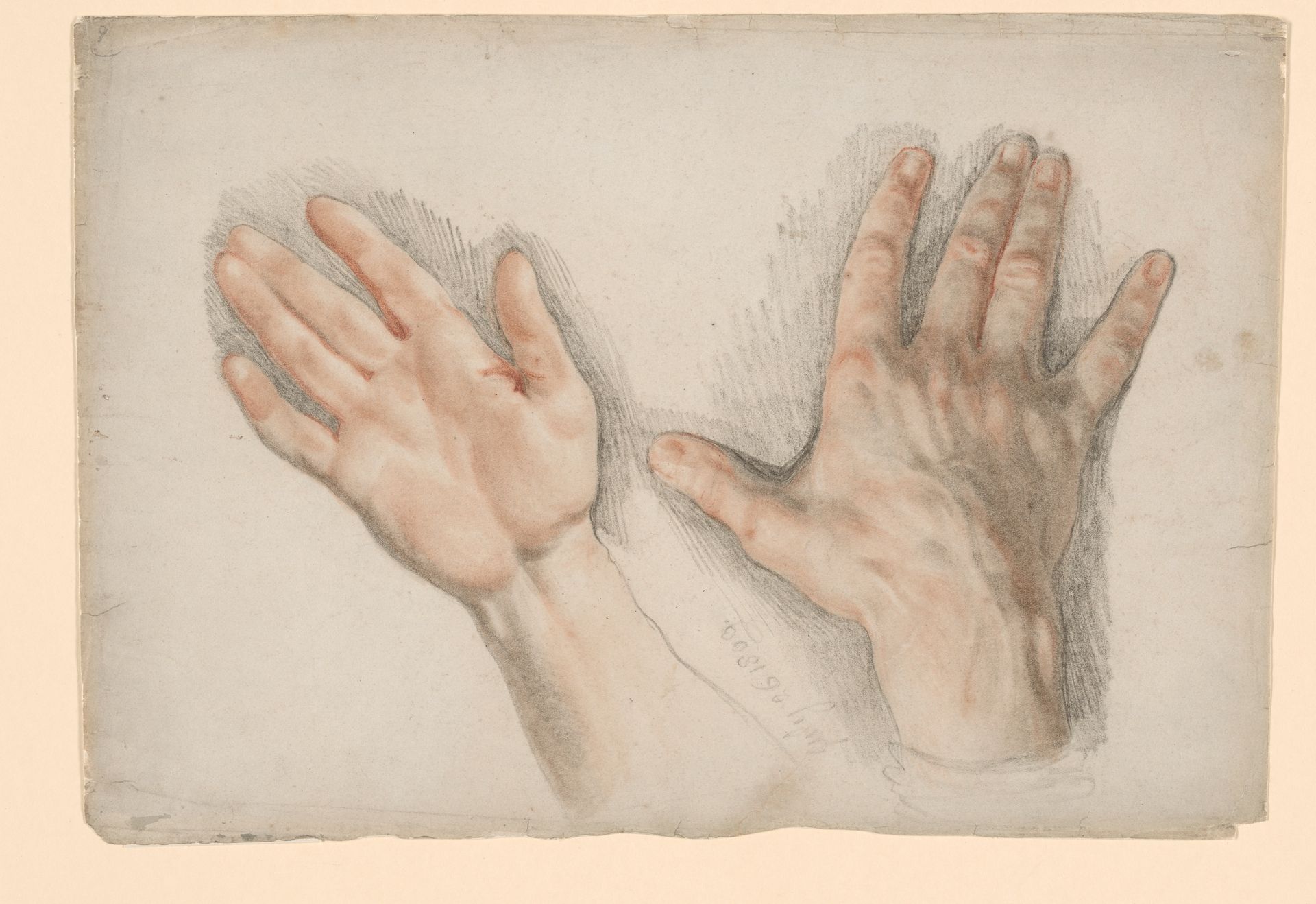 Two Studies of a Right Hand by Thomas Lawrence