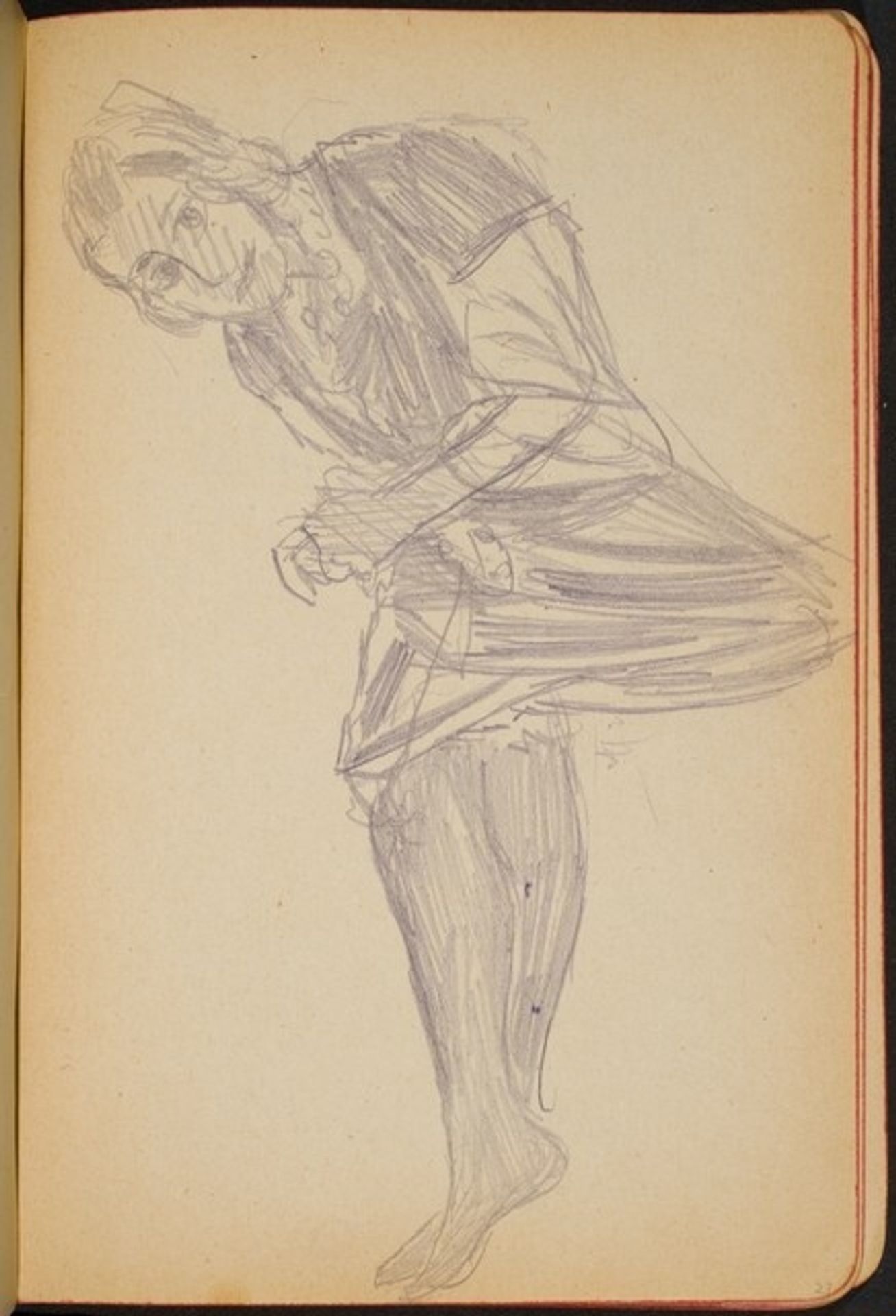 sitzende Frau (Reclining Female) [p. 23] by Max Beckmann