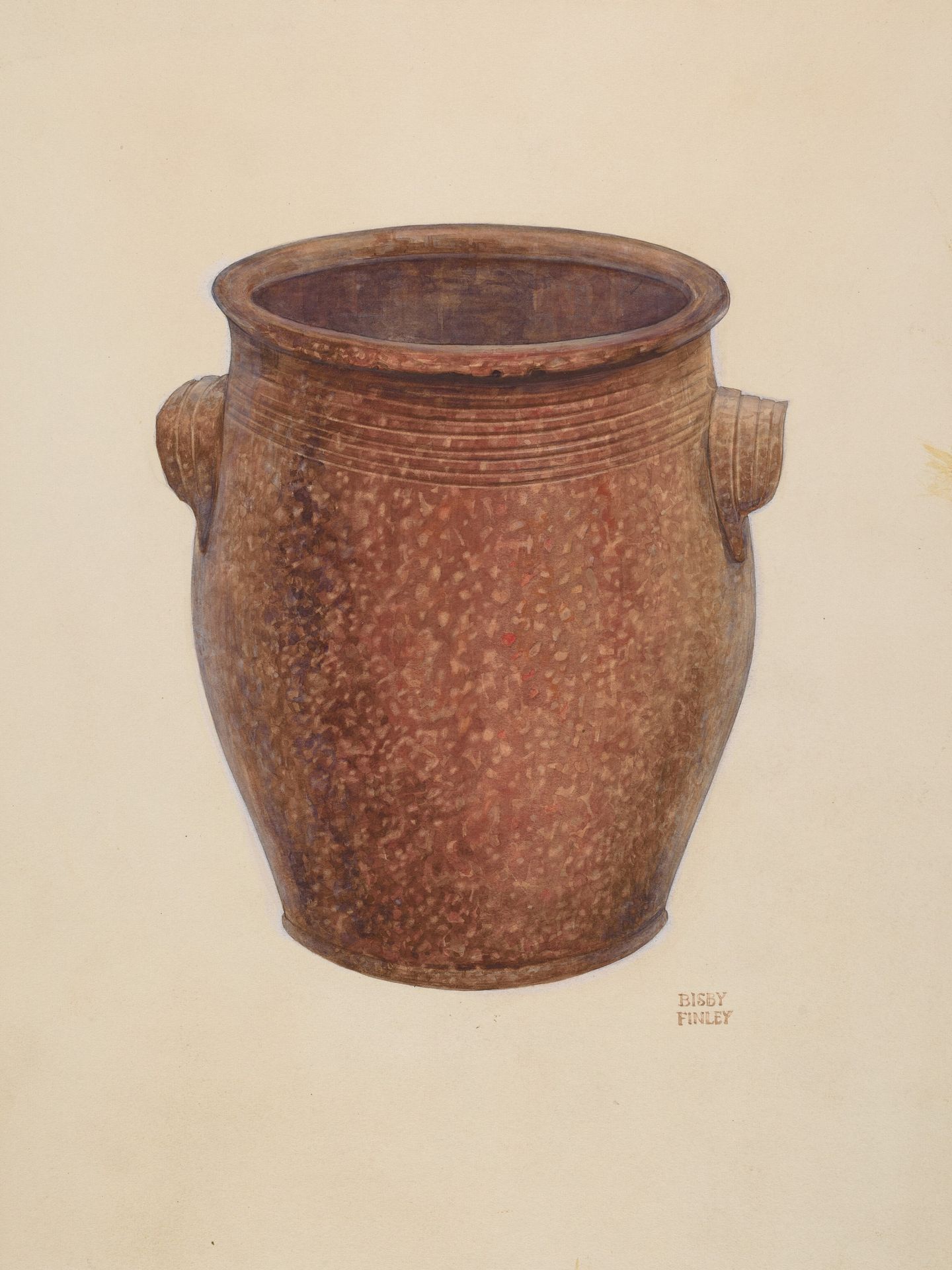 Pottery Jar by Bisby Finley