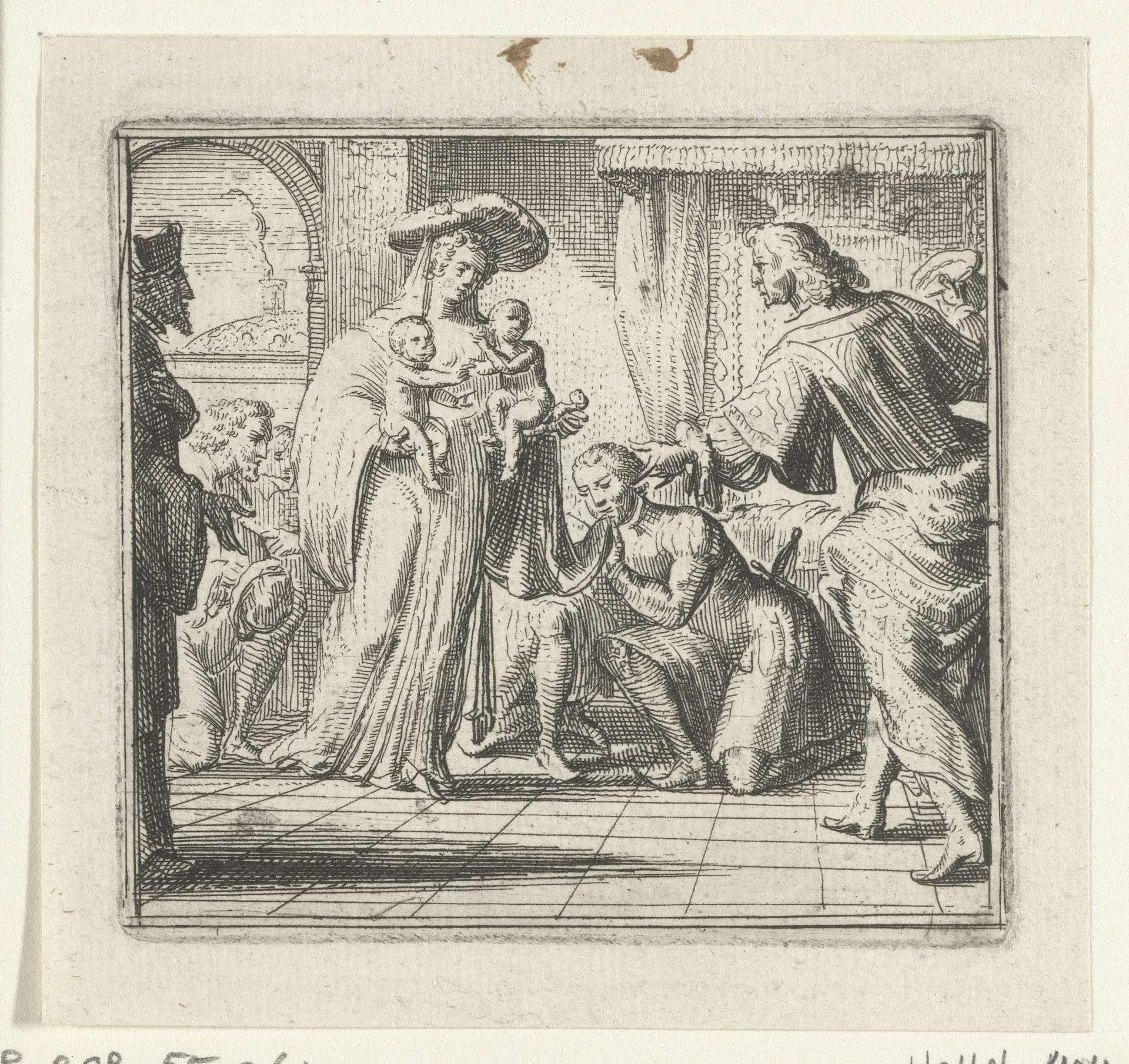 Illustratie voor de Decamerone van Boccaccio by Romeyn de Hooghe