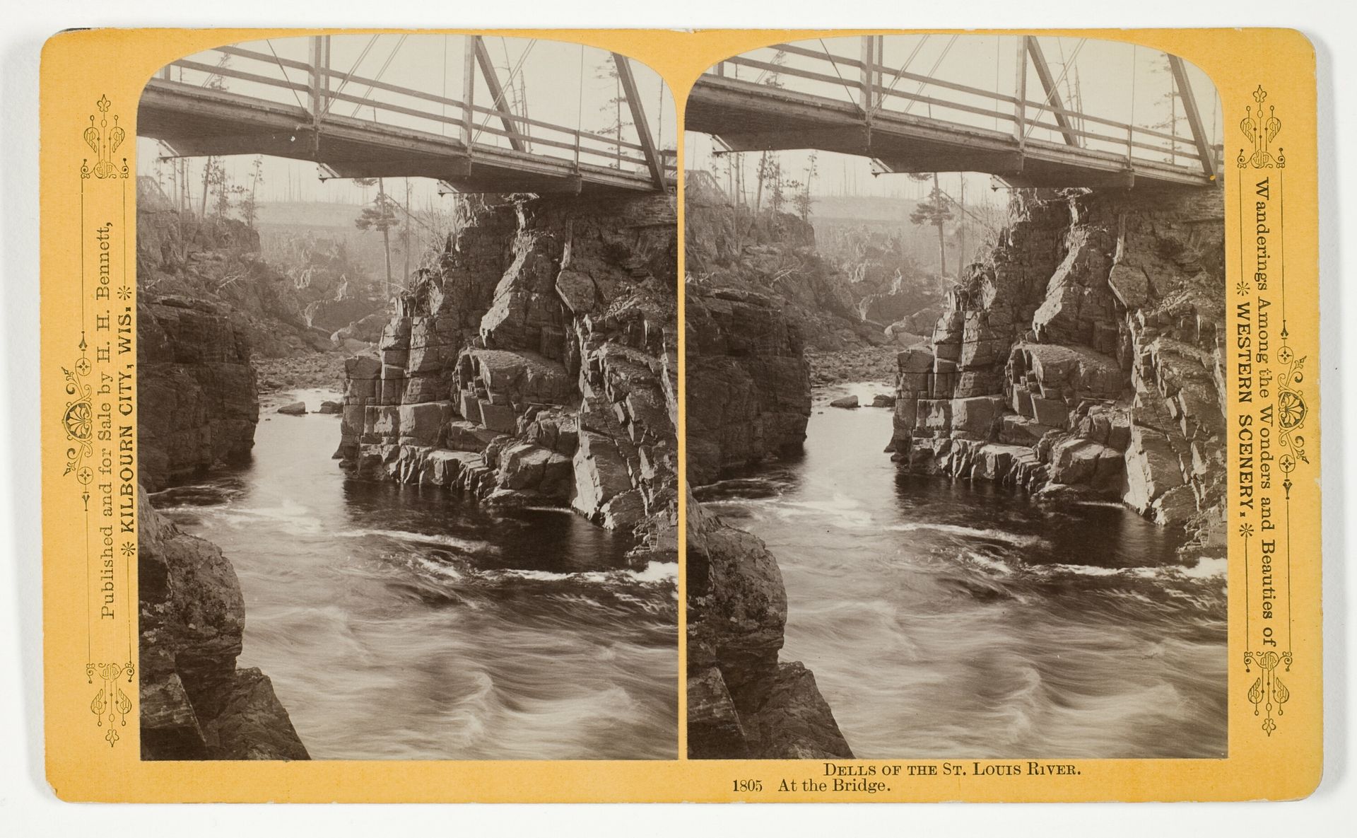 At the Bridge by Henry Hamilton Bennett