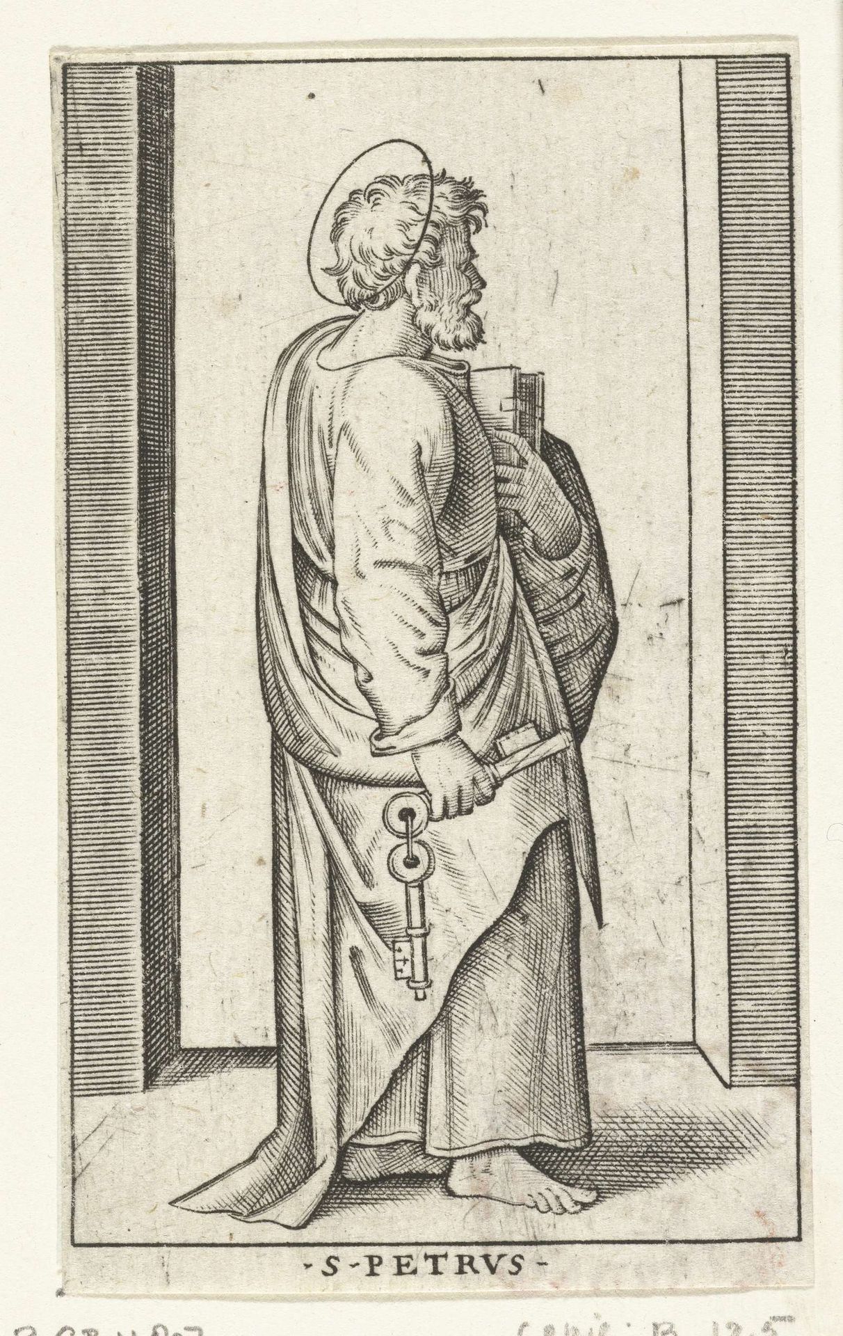 Apostel Petrus met sleutels by Anonymous
