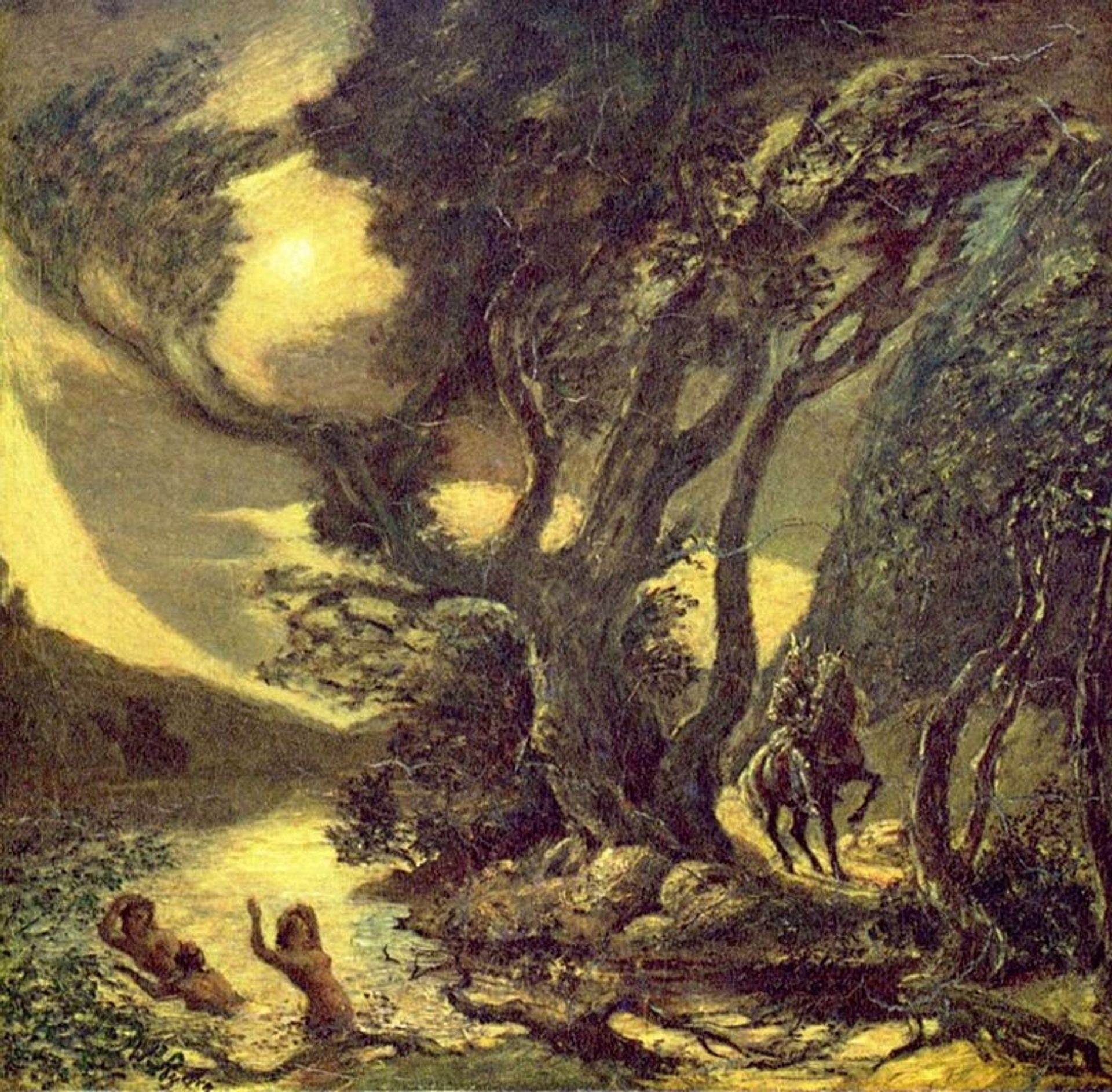 Siegfried and the Rhine Maidens by Albert Pinkham Ryder
