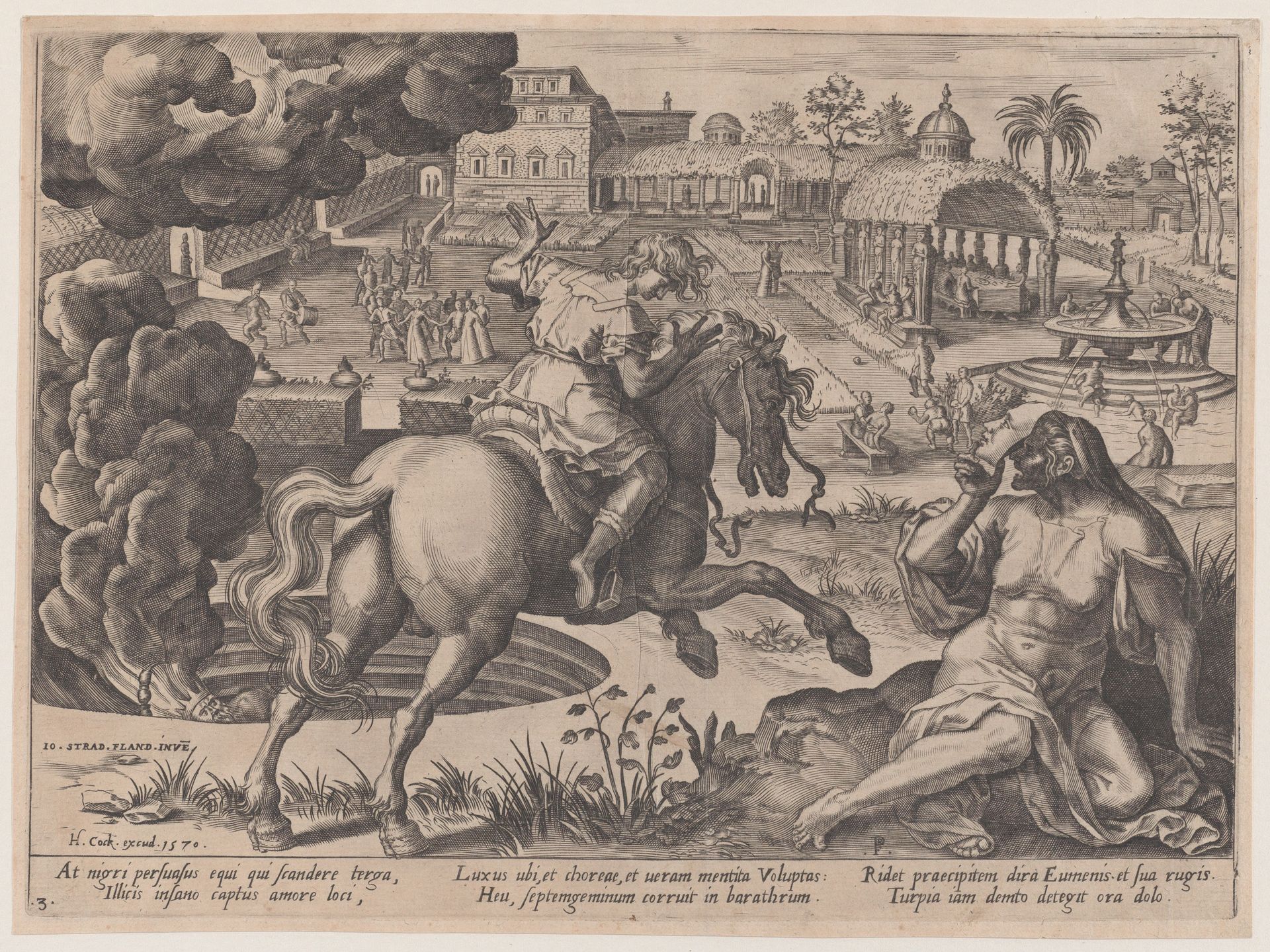 The Enticement of Luxury, from The Course of Human Life by Pieter Jalhea Furnius