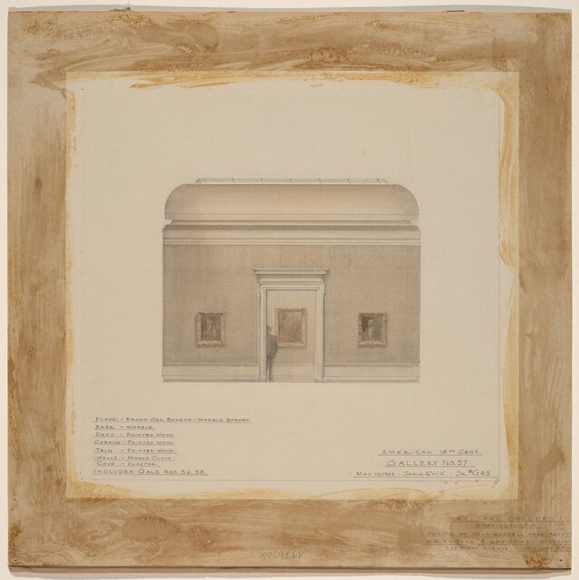 American Eighteenth Century: Gallery 57 by Eggers and Higgins, Architects