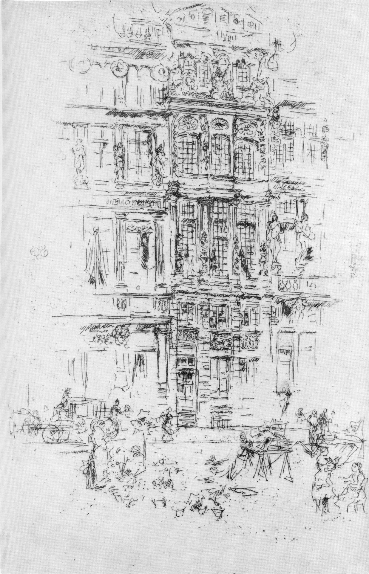Palaces, Brussels by James Abbott McNeill Whistler