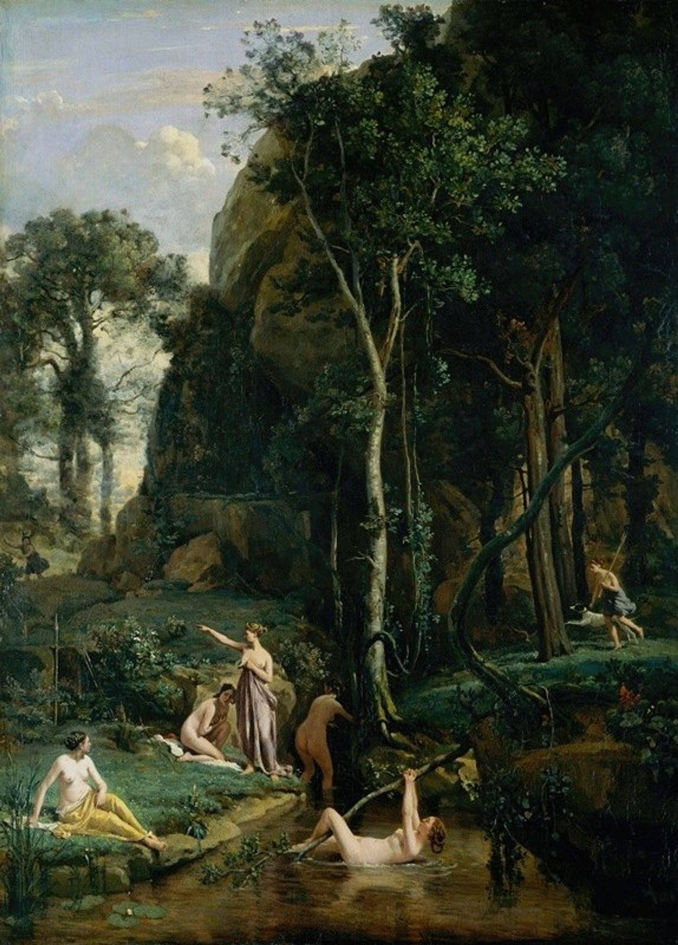 Diana and Actaeon by Camille Corot