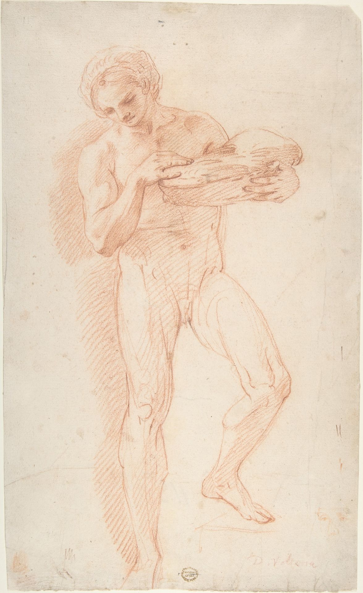 Study of a Nude Man by Corrado Giaquinto