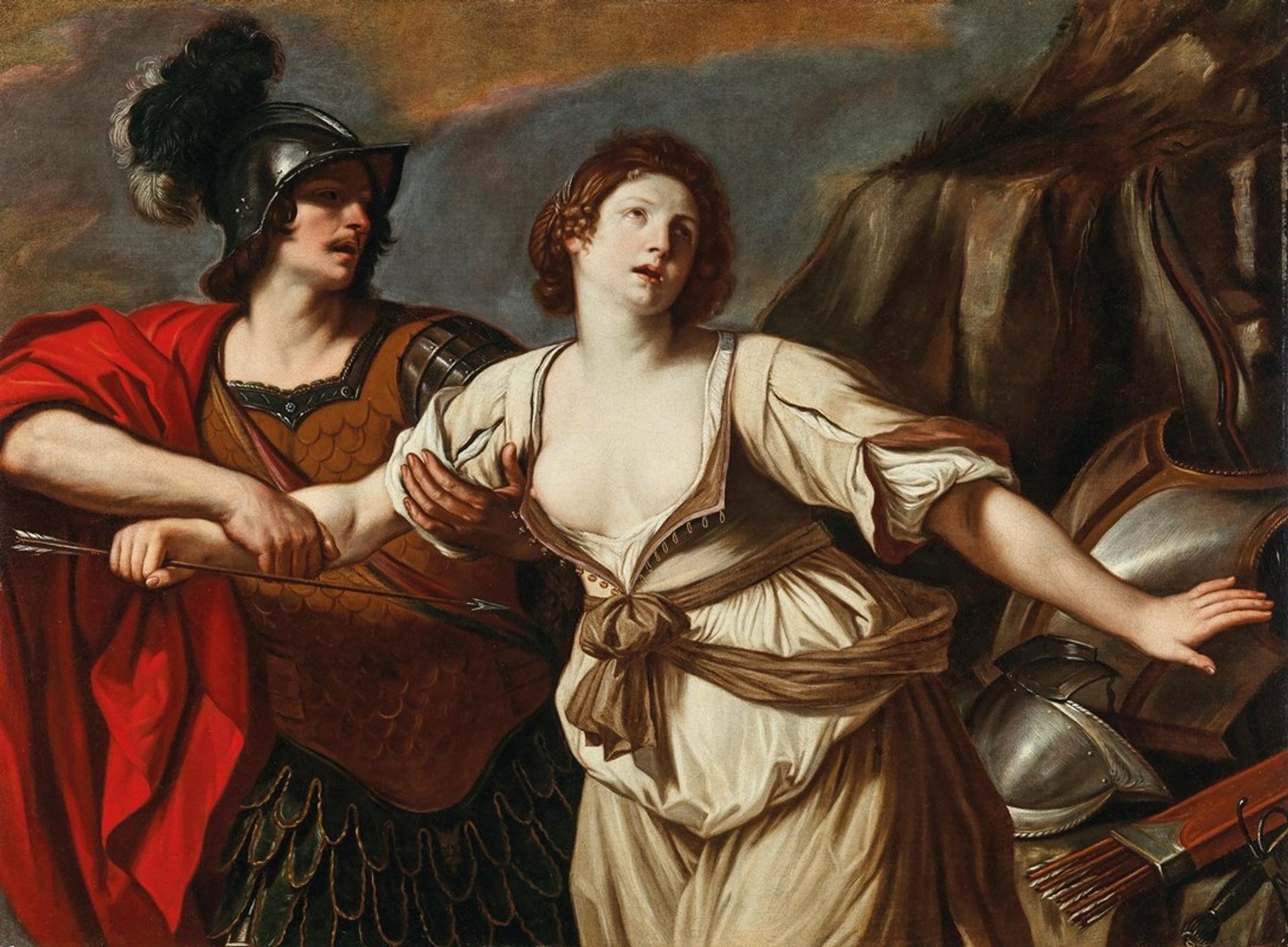 Rinaldo ed Armida by Guercino