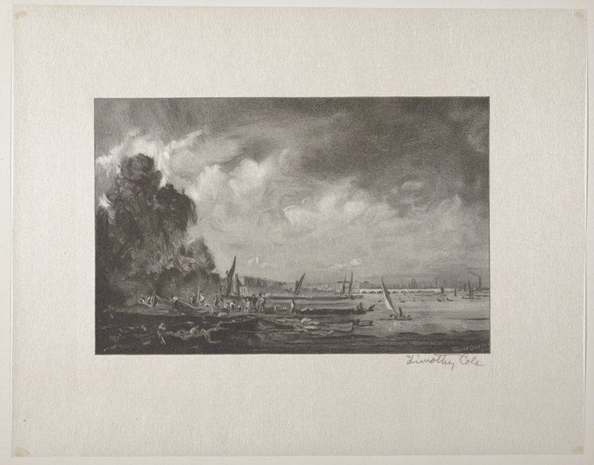 The Thames (Waterloo Bridge) by Timothy Cole