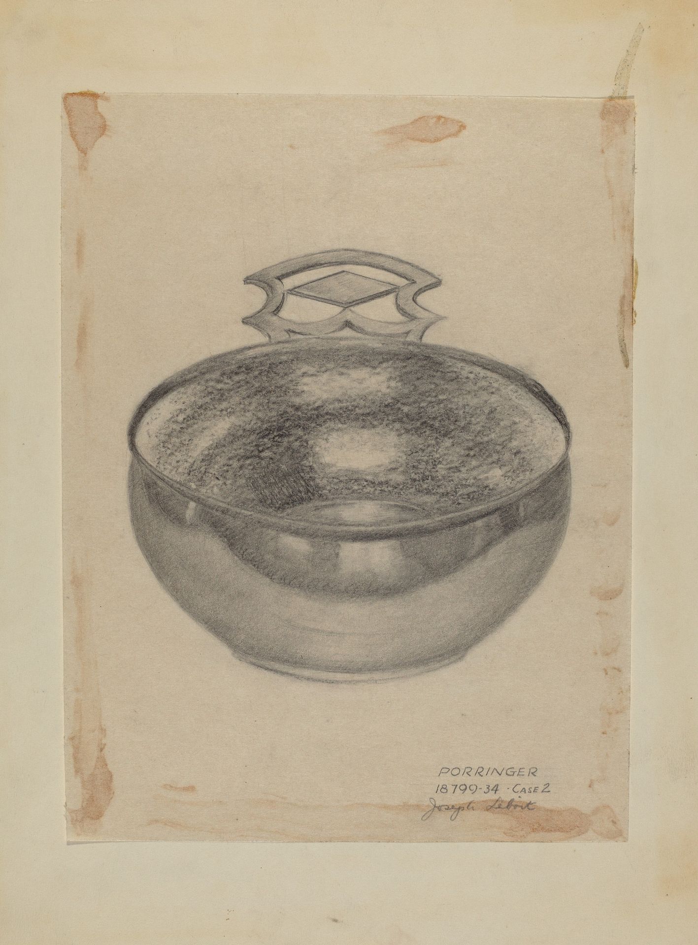 Silver Porringer by Joseph Leboit