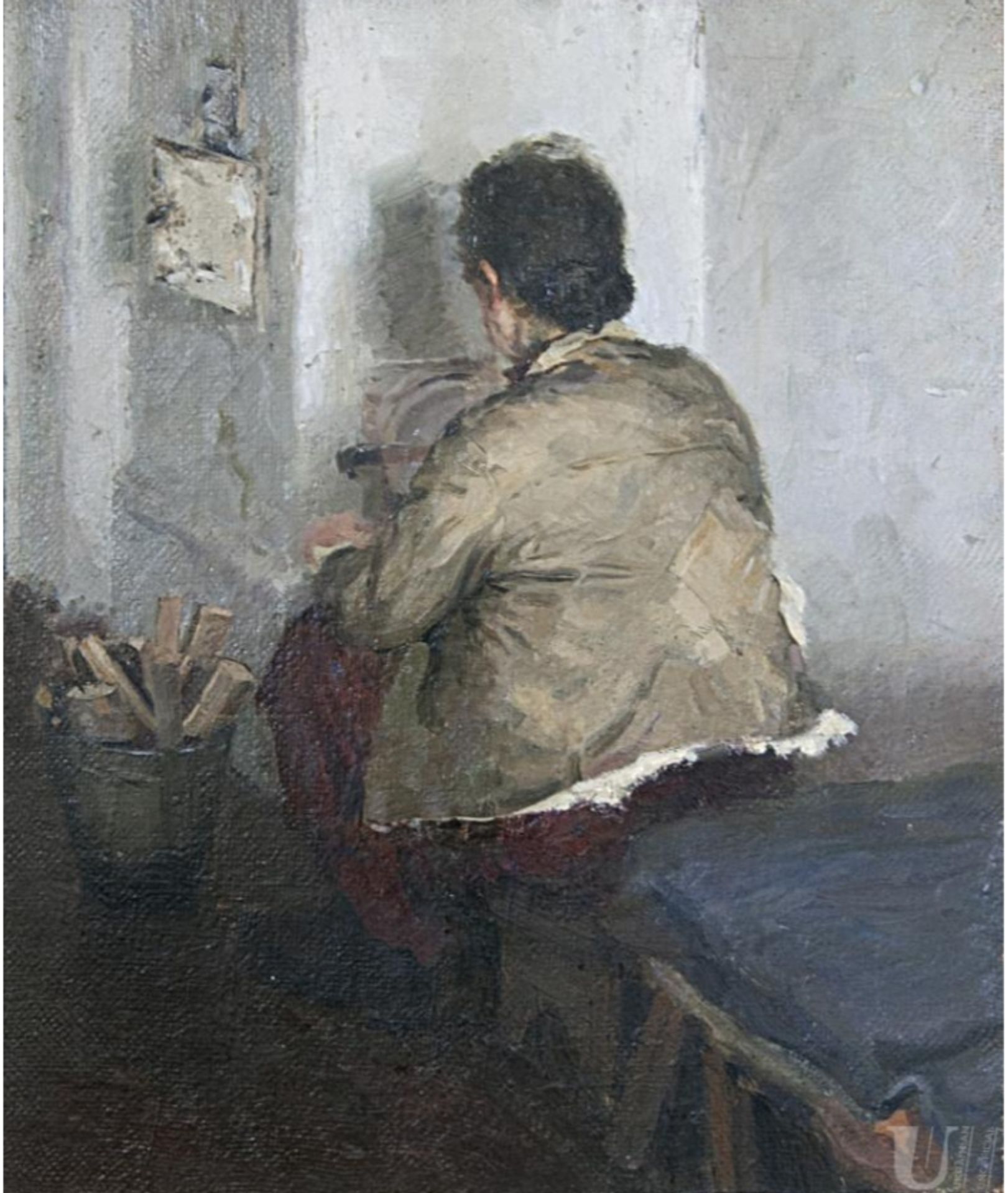 Portrait of Mother by Vilen Barsky