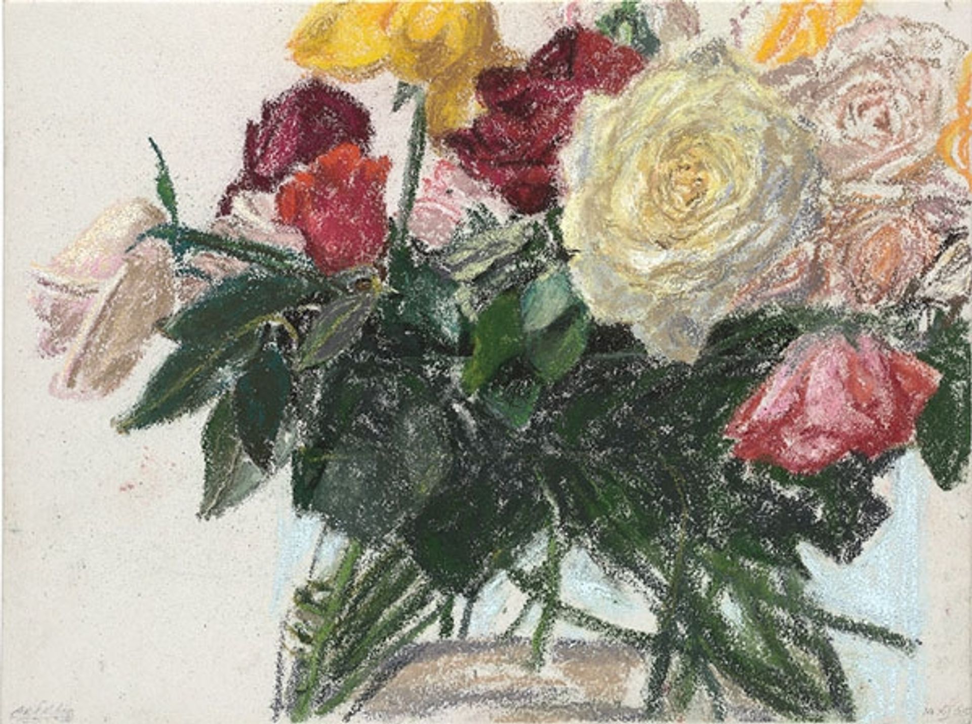 Roses by Avigdor Arikha
