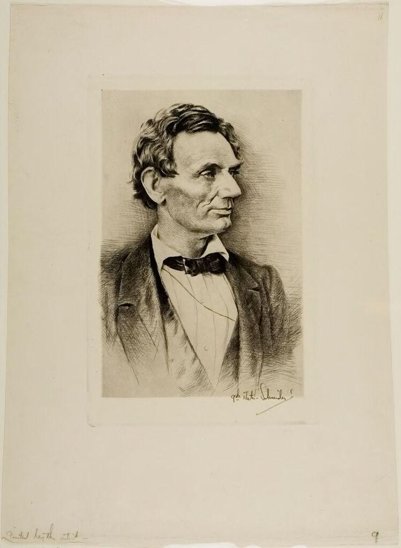 Abraham Lincoln by Otto J. Schneider