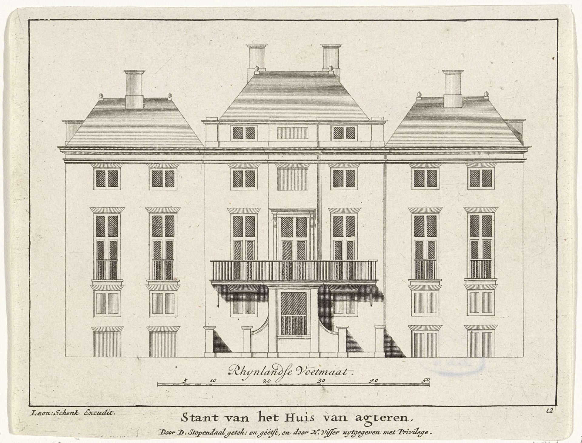 Achtergevel van Huis Clingendael by Daniël Stopendaal