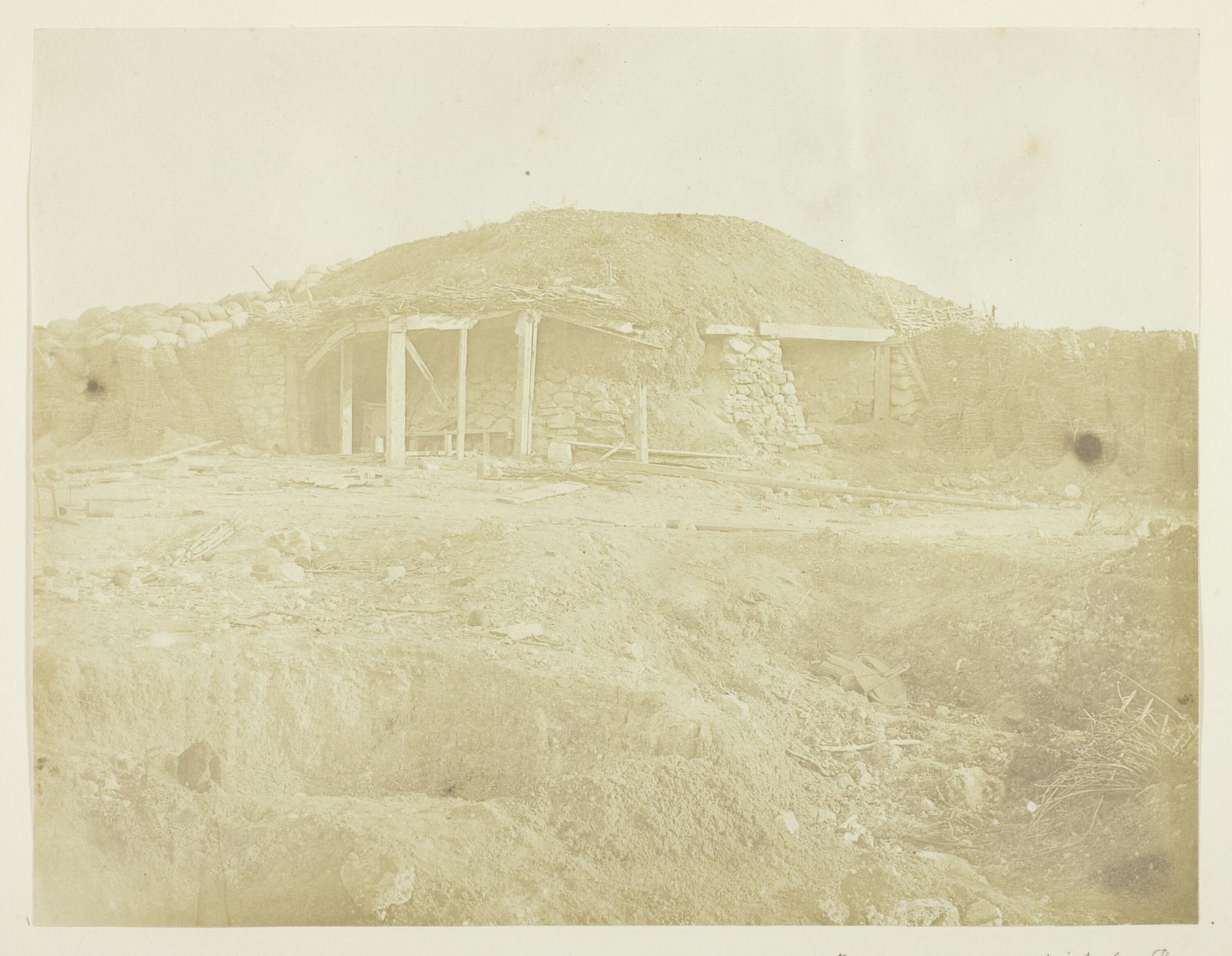 Bomb-Proof in which the Russian General lived who Commanded in the Redan by James Robertson