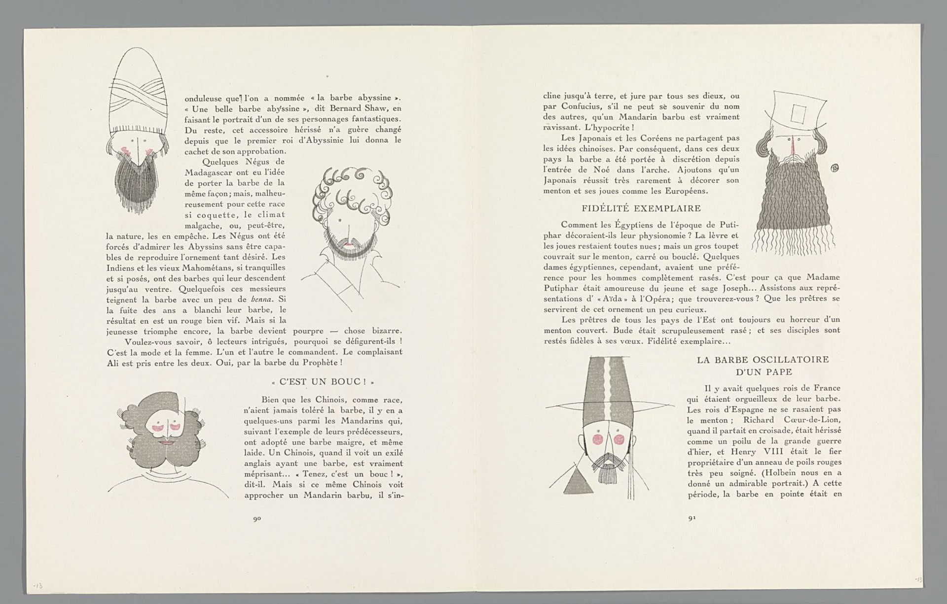 Gazette du Bon Ton, 1921 - No. 3, pag. 90-91 by Charles Martin