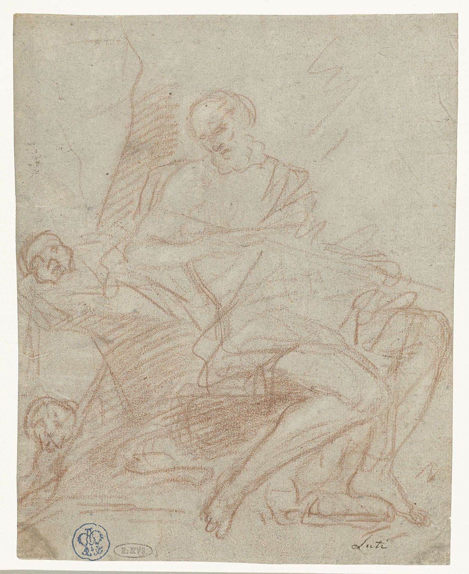 De heilige Hieronymus, als kluizenaar by Benedetto Luti
