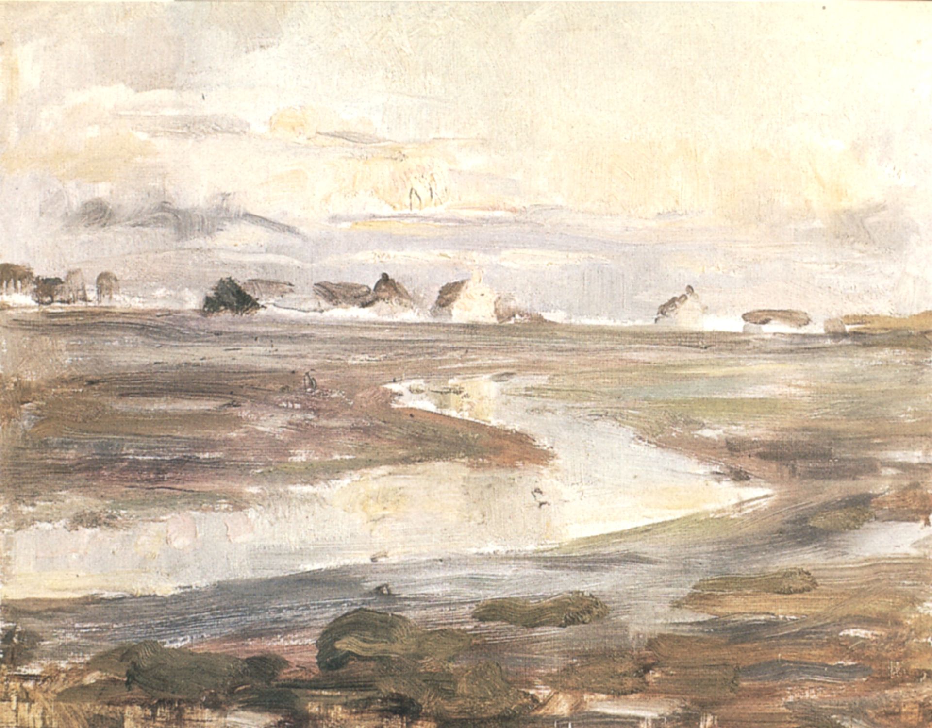 A Seashore Village by Sarah Purser