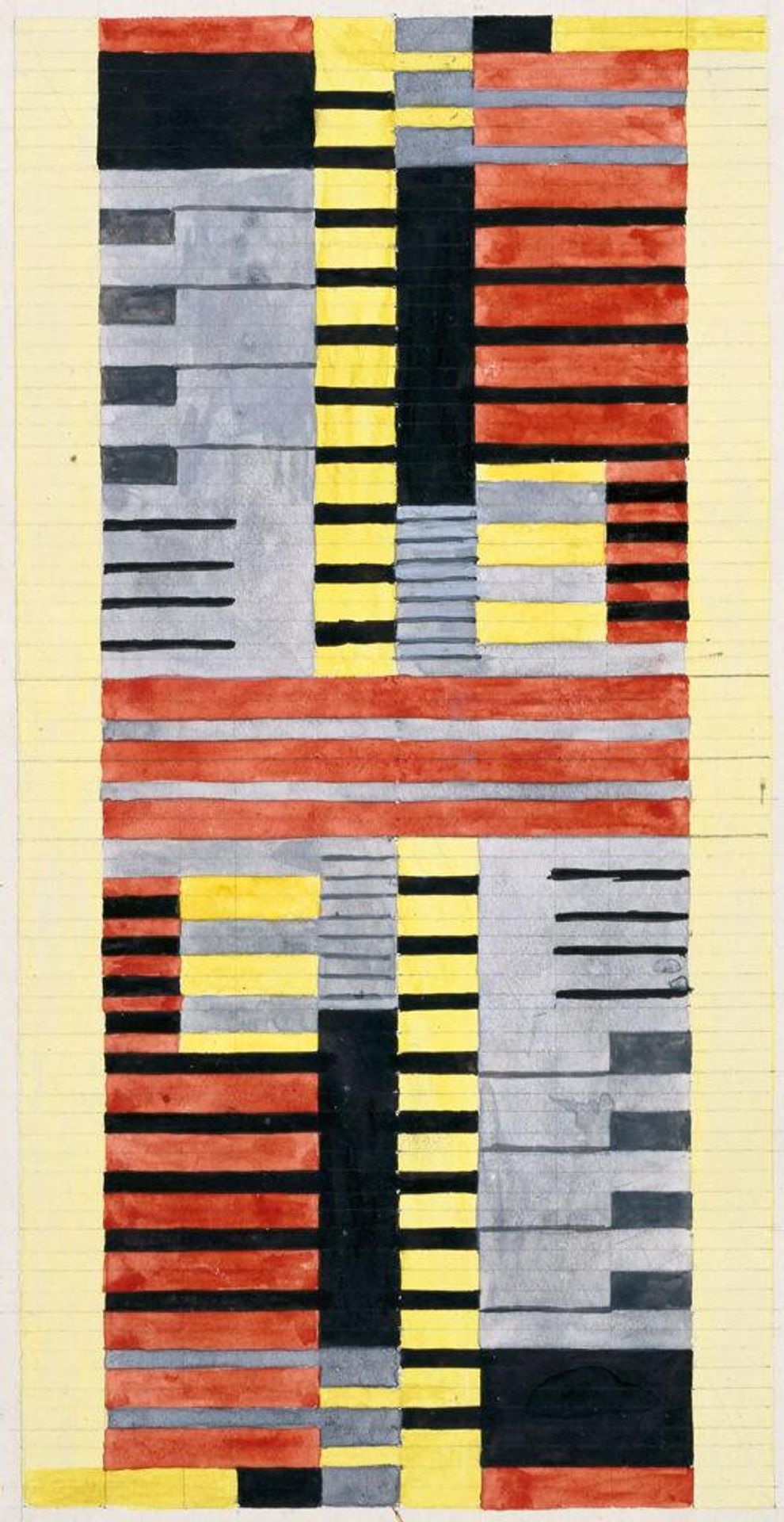 Design for a Silk Tapestry by Anni Albers