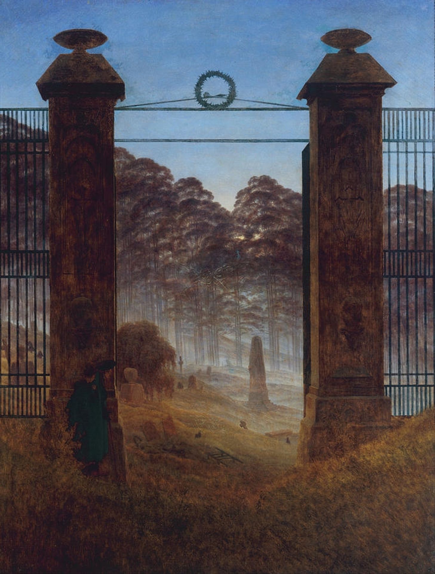 The Cemetery Entrance by Caspar David Friedrich
