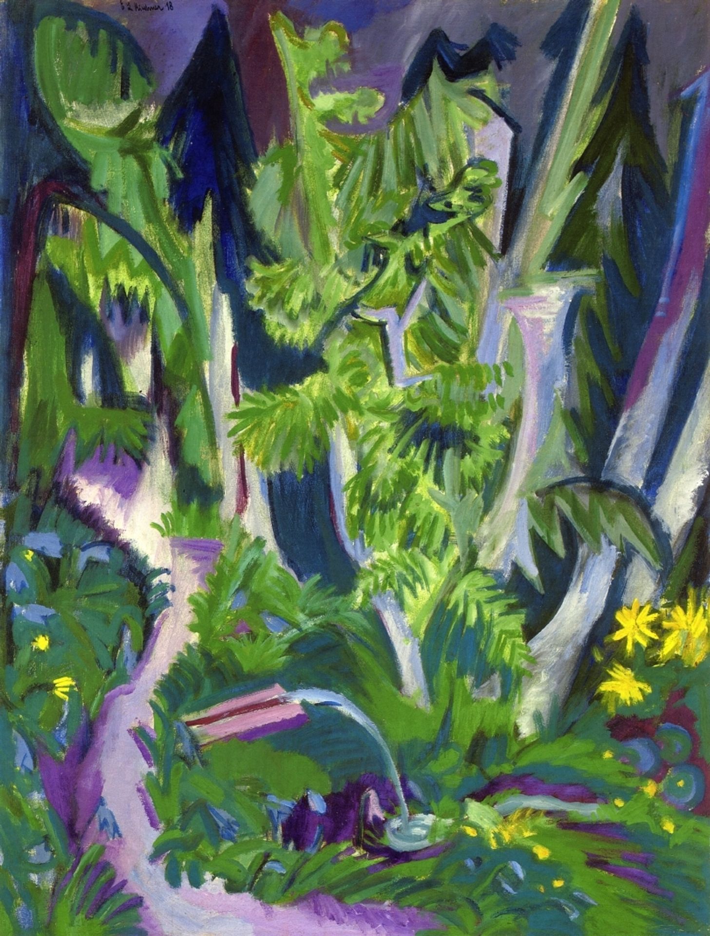 Mountain Forest by Ernst Ludwig Kirchner