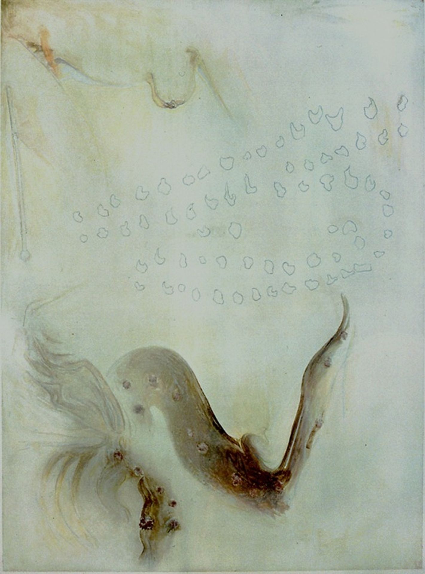 Demi Pirouette (Half Turn on the Haunches) by Jo Baer