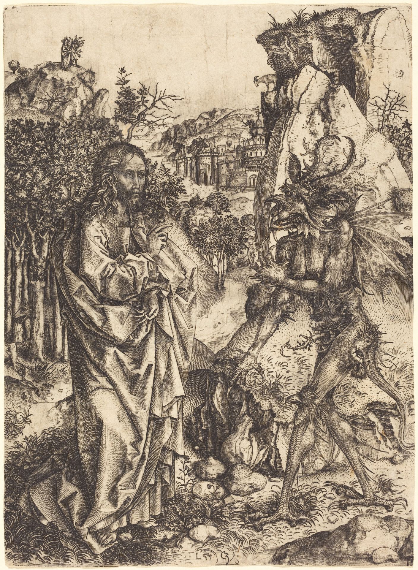 The Temptation of Christ by Master LCz